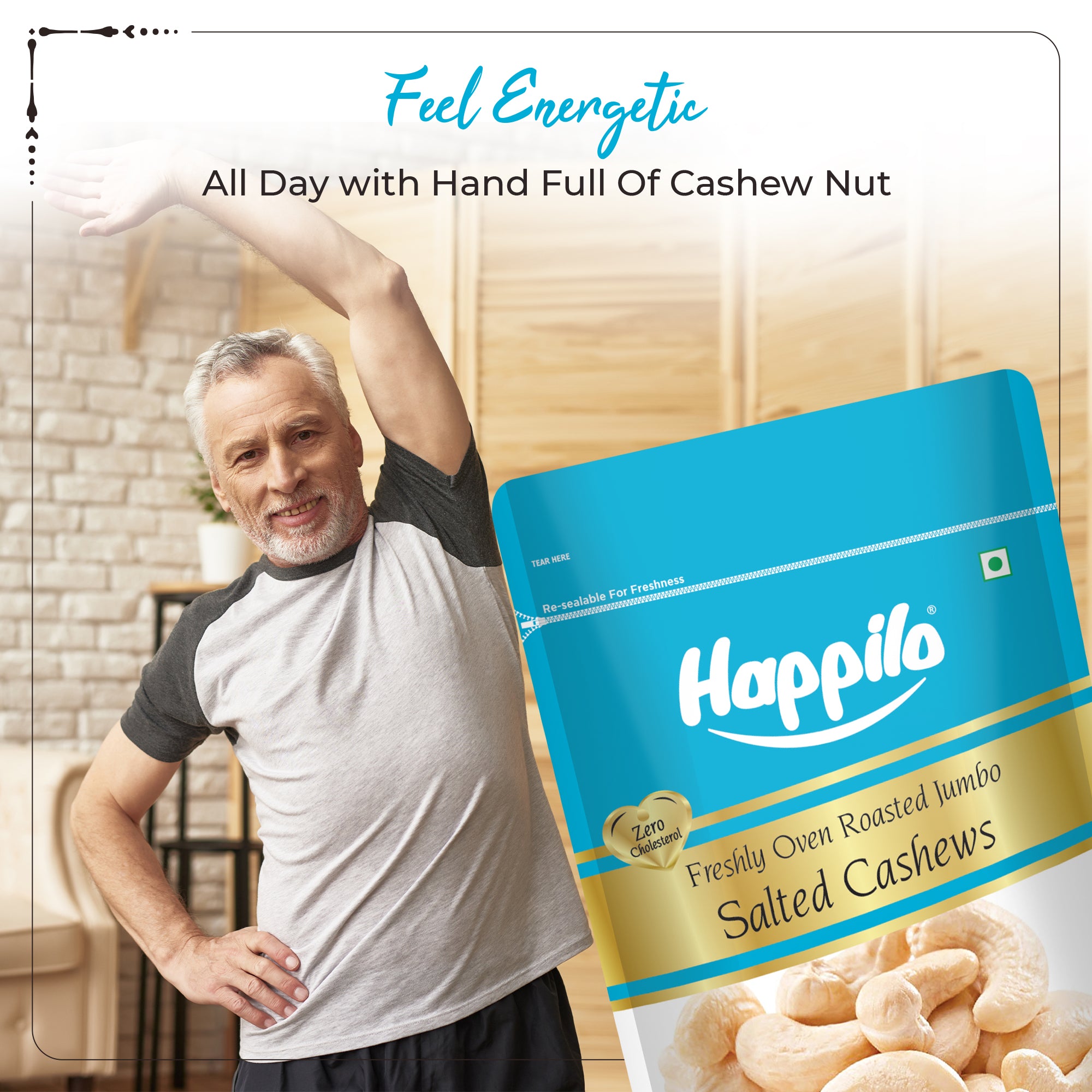 Happilo Roasted & Salted Premium Cashew Nuts