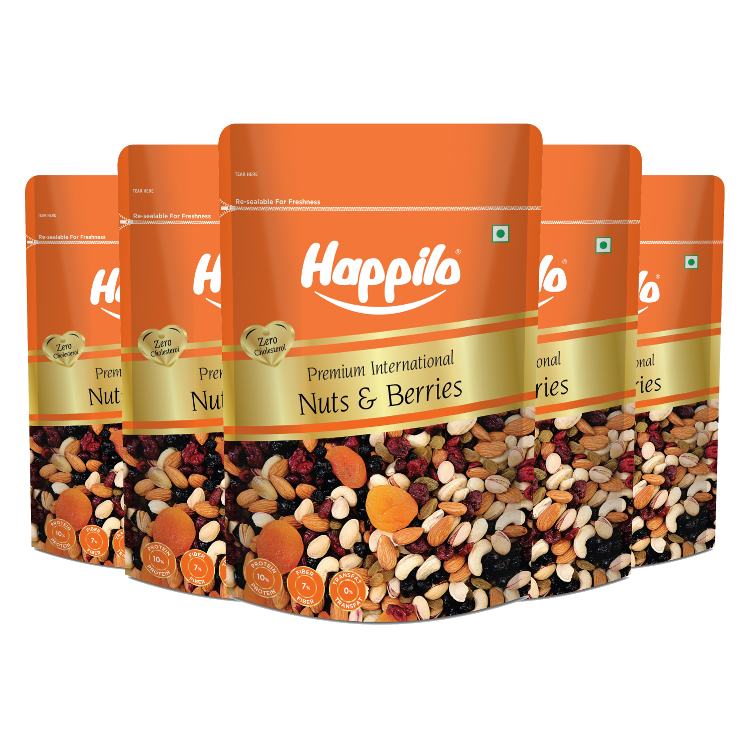 Happilo Healthy & Tasty Premium Nuts and Berries Mix