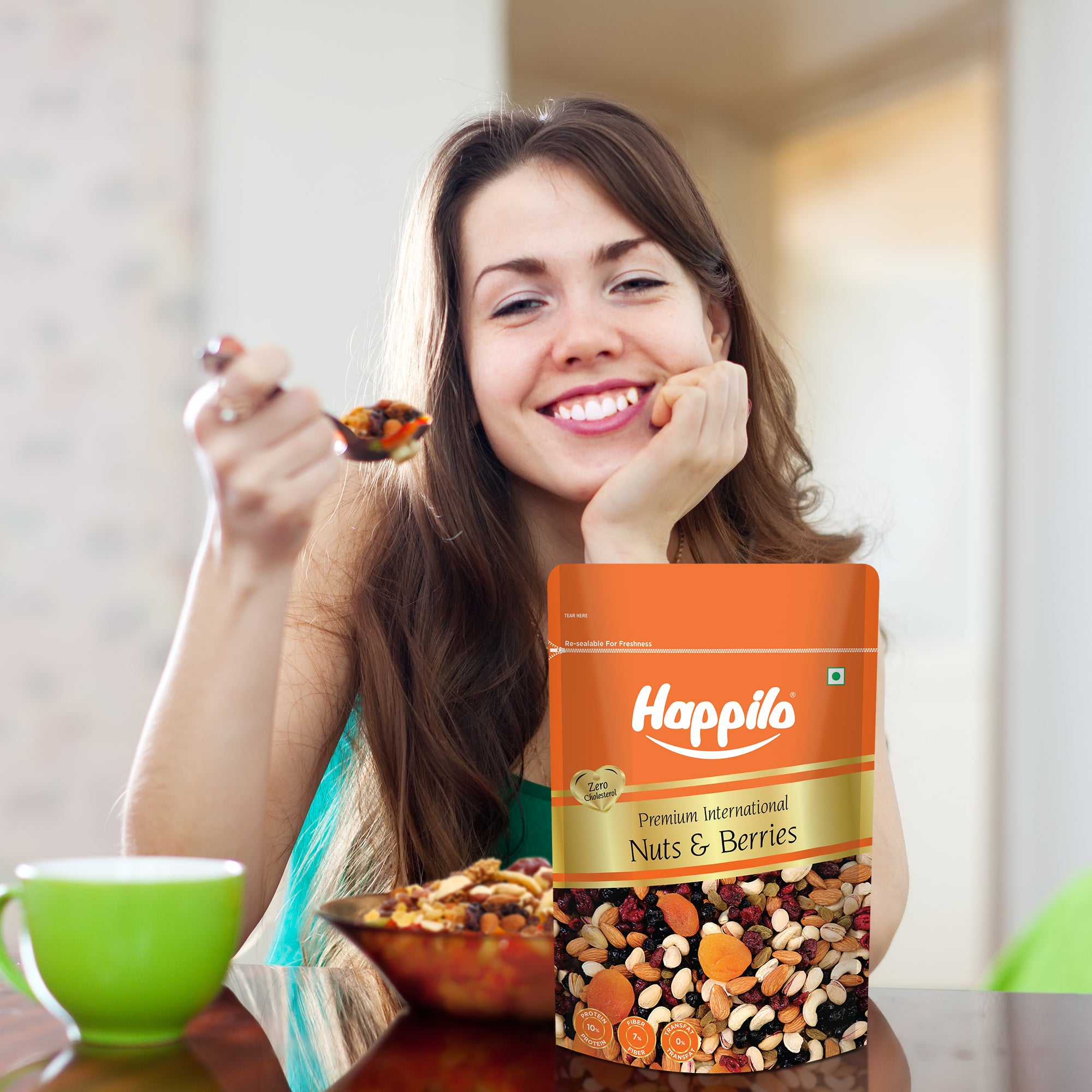 Happilo Healthy & Tasty Premium Nuts and Berries Mix