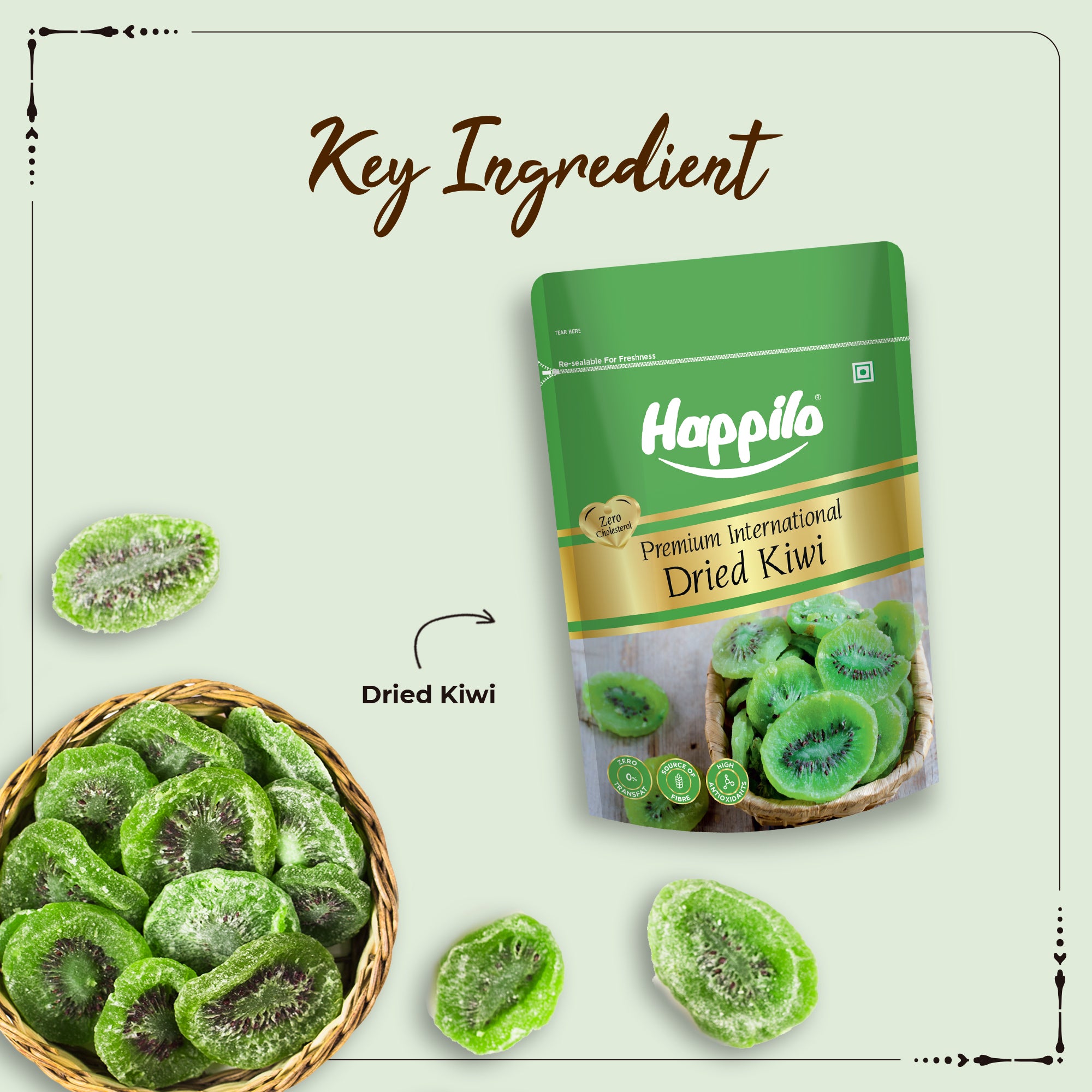 Happilo Premium International Dried Kiwi