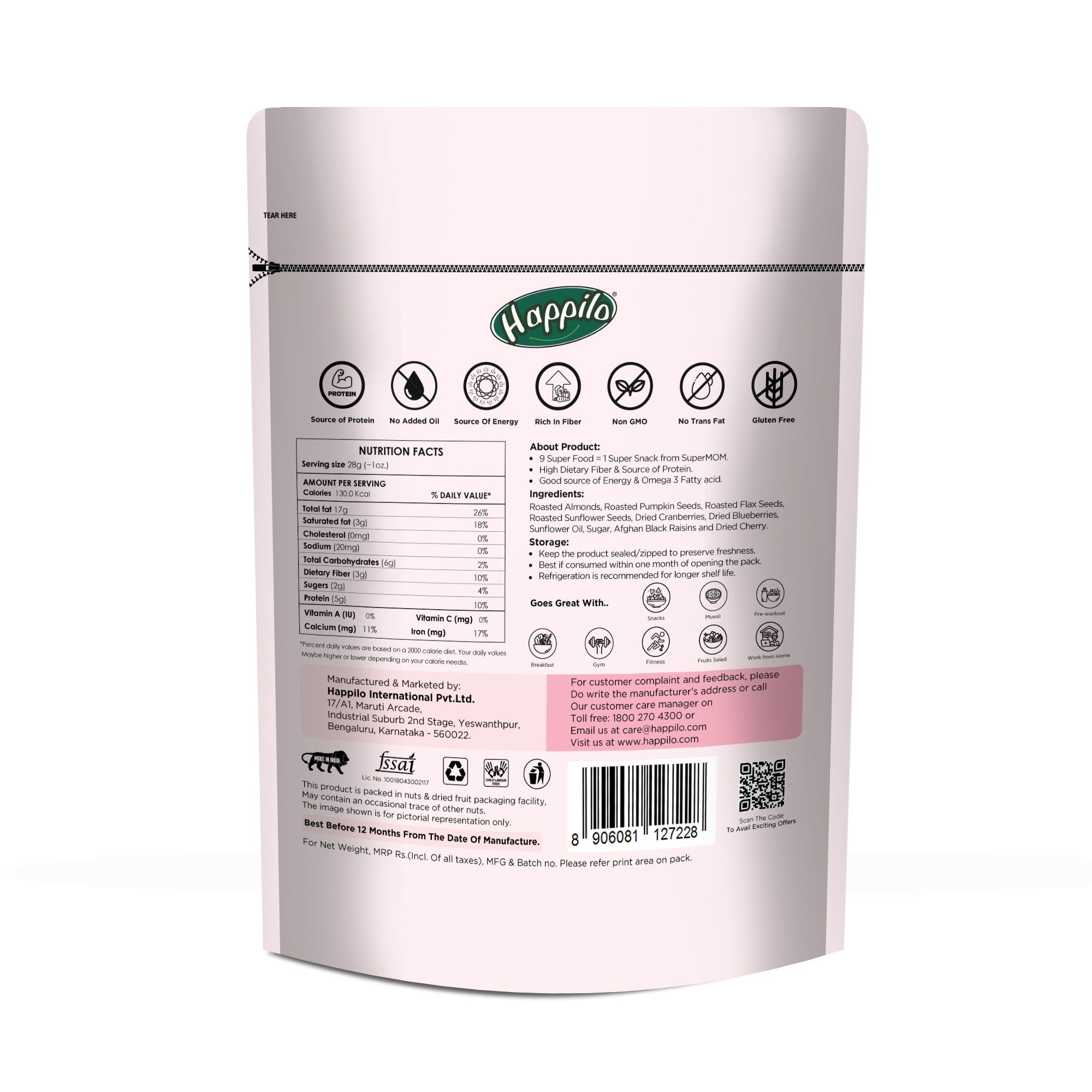 Happilo Premium International SuperMOM Trial Mix 160g