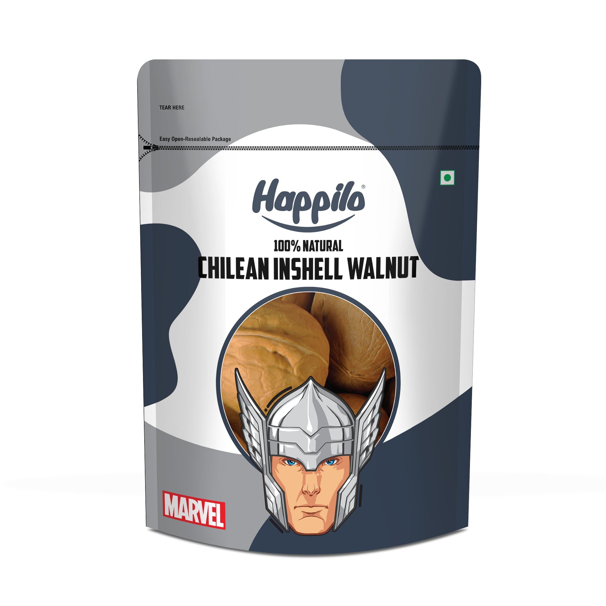 Happilo Marvel 100% Natural Chilean Inshell Walnut Kernels 500g