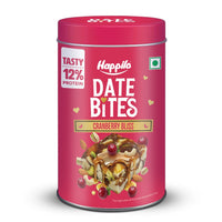 Happilo Premium Date Bites Cranberry