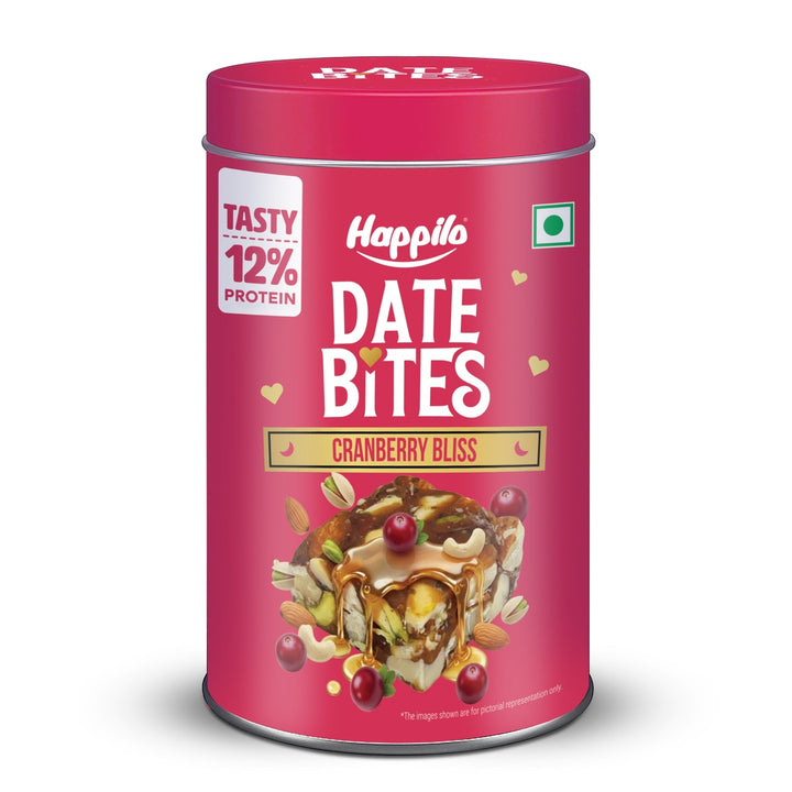 Happilo Premium Date Bites Cranberry