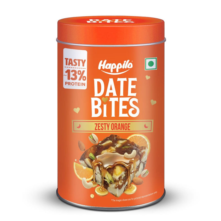 Happilo Premium Date Bites Zesty Orange