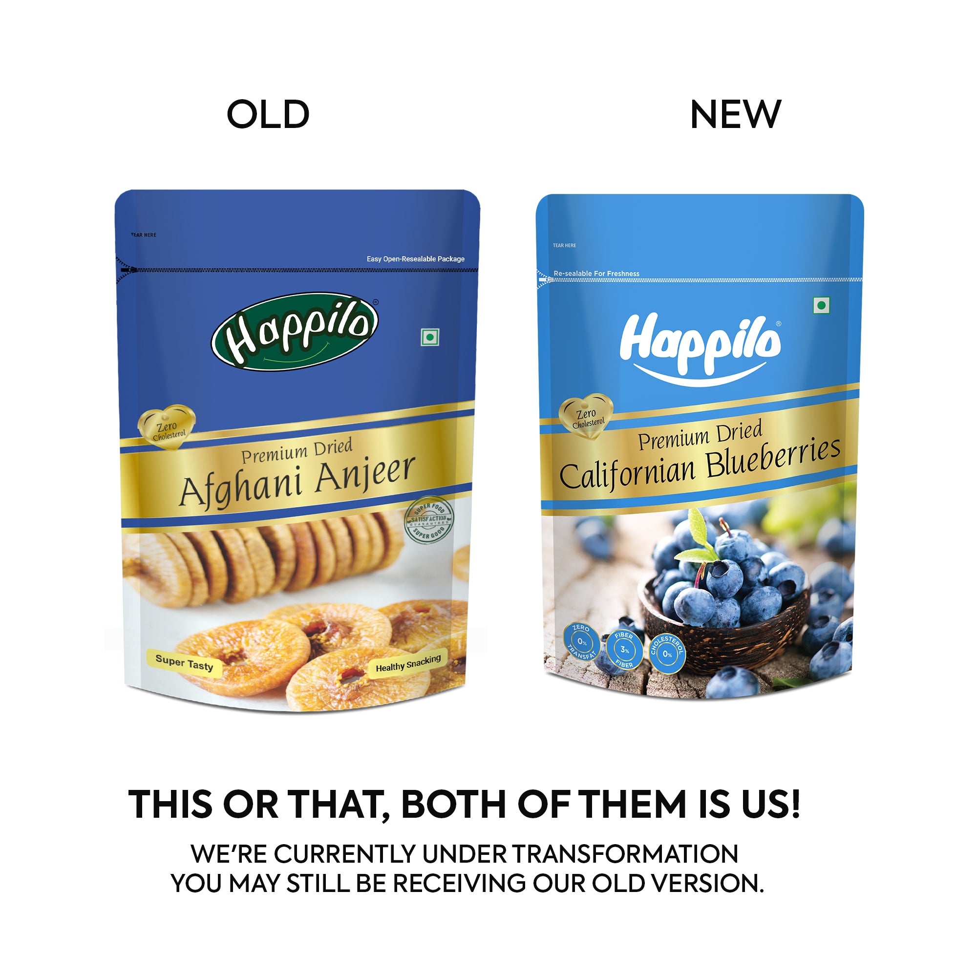 Happilo Healthy & Sweet Californian Dried Blueberries