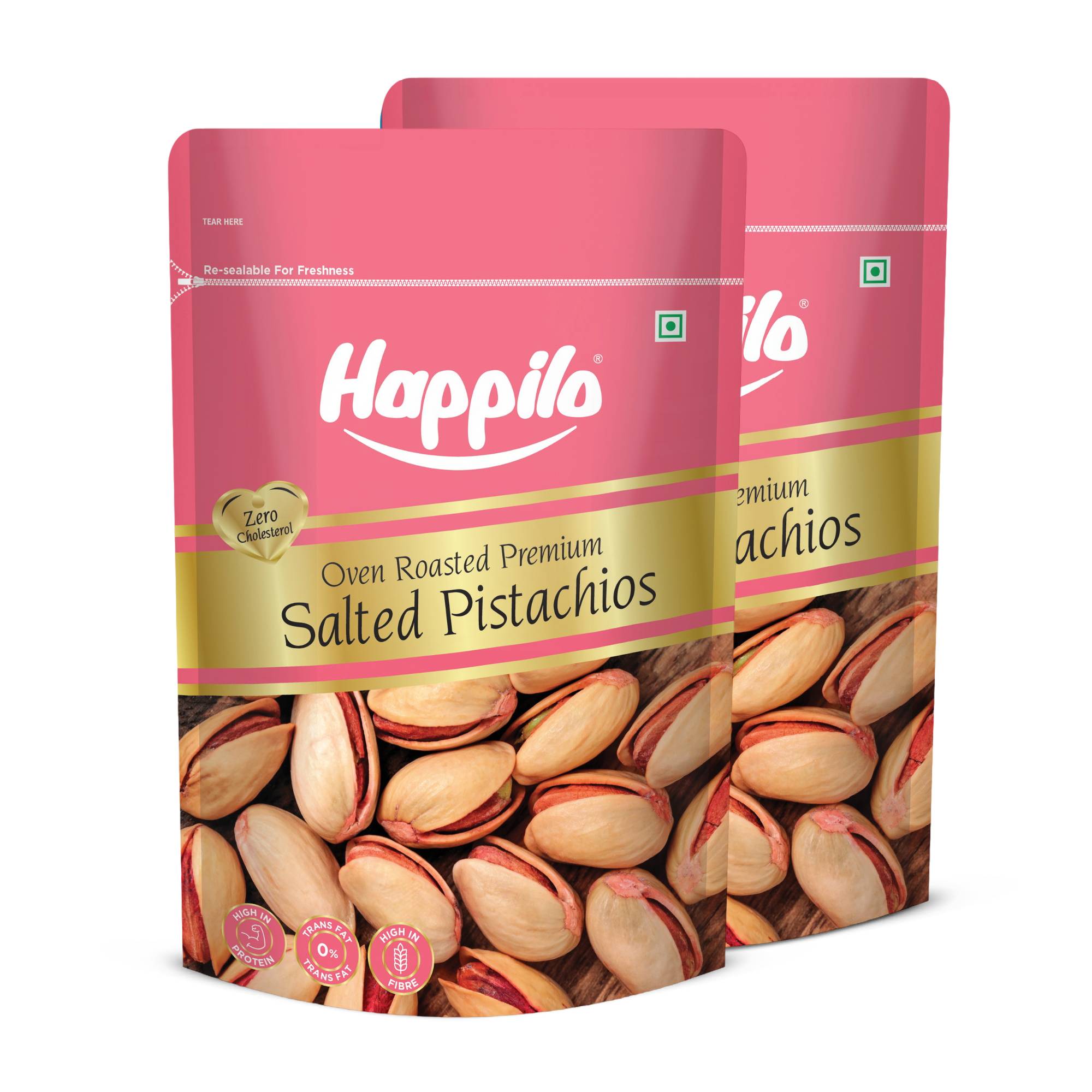 Happilo Premium Oven Roasted & Salted Pistachios