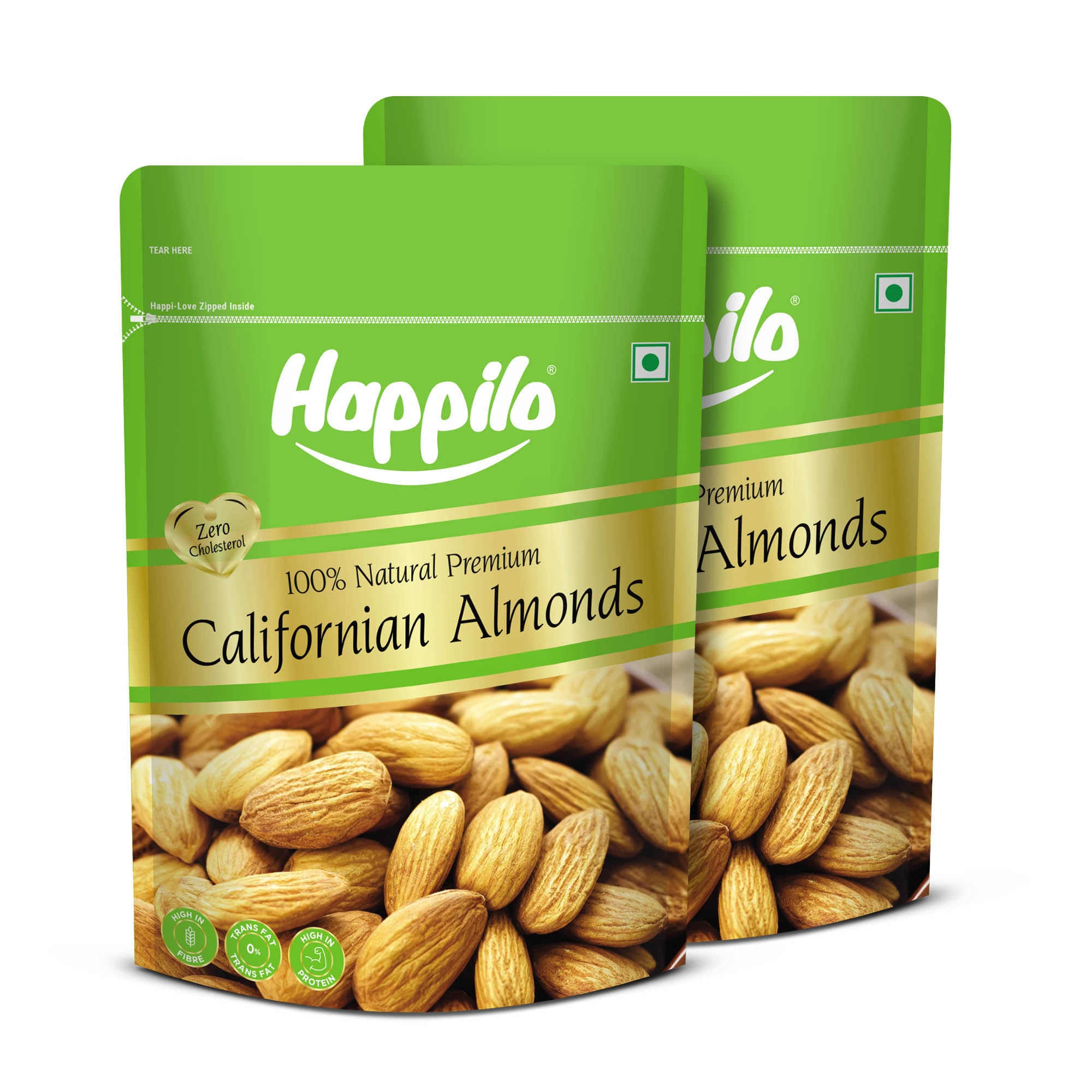 Happilo 100% Natural Premium Californian Almonds