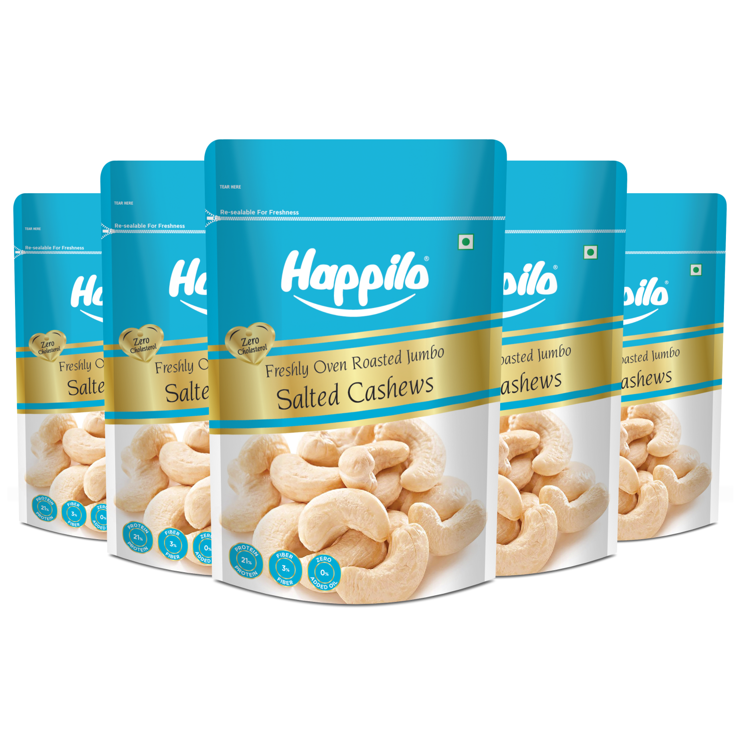 Happilo Roasted & Salted Premium Cashew Nuts