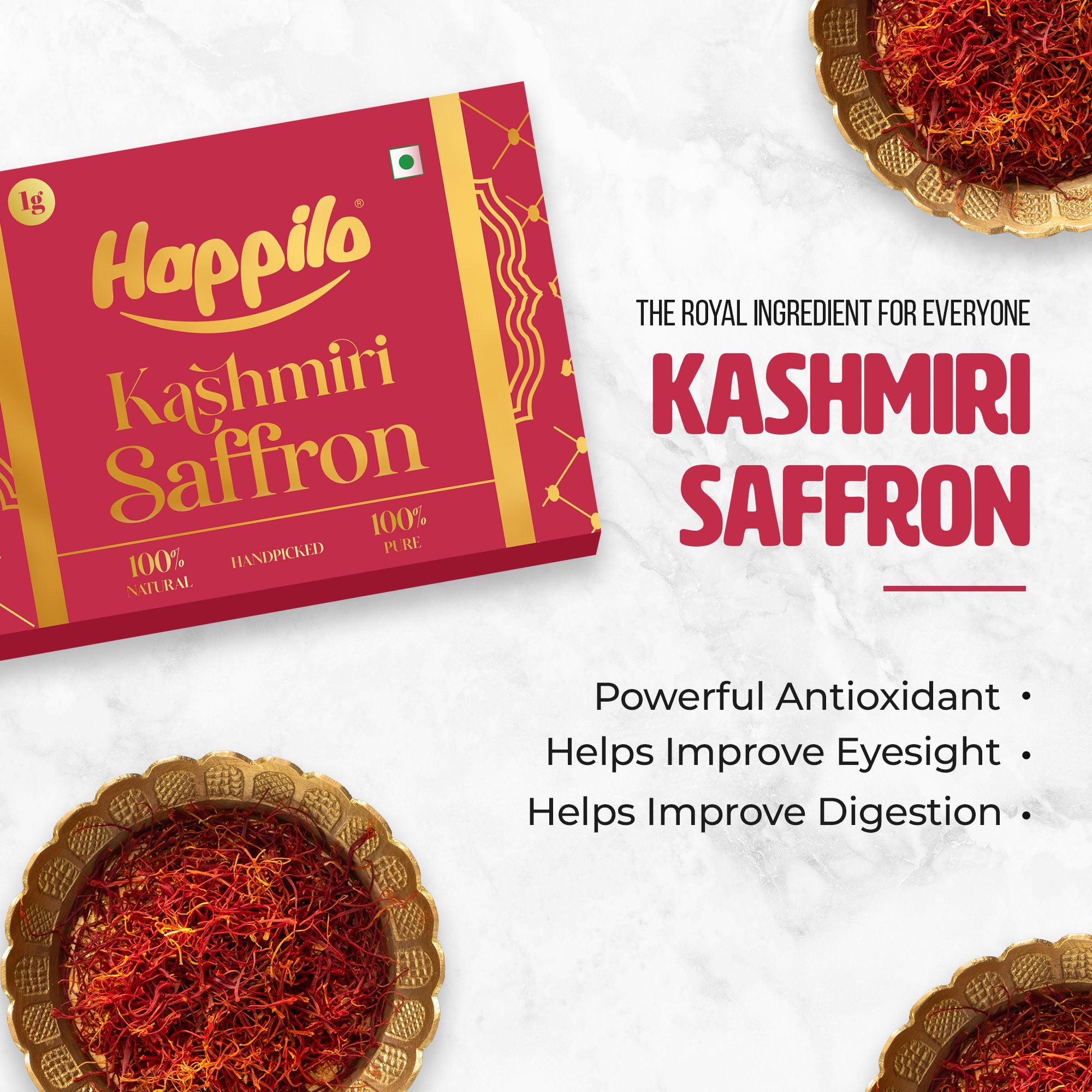Happilo Premium Kashmiri Saffron