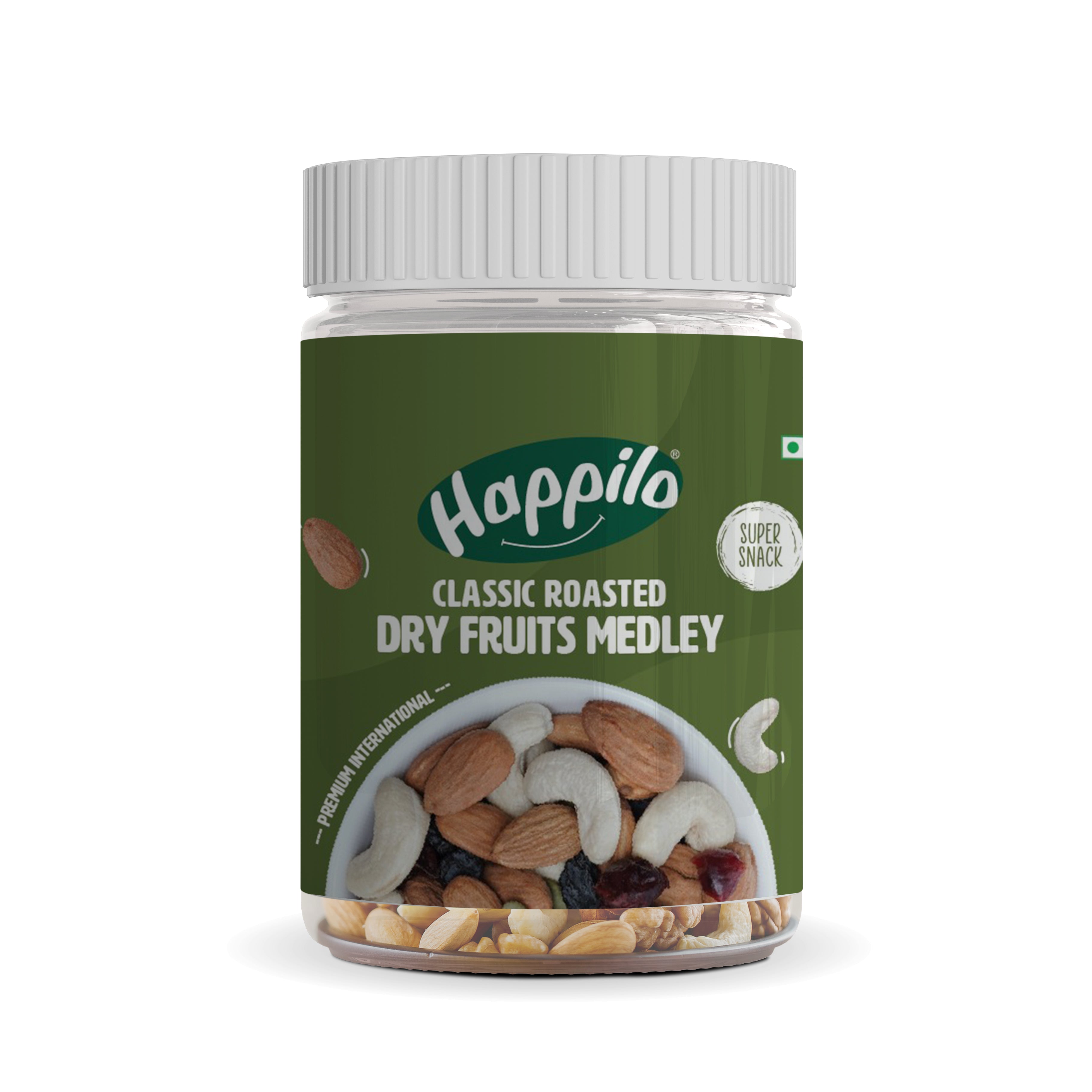 Happilo Premium International Classic Roasted Dry Fruits Medley 200g