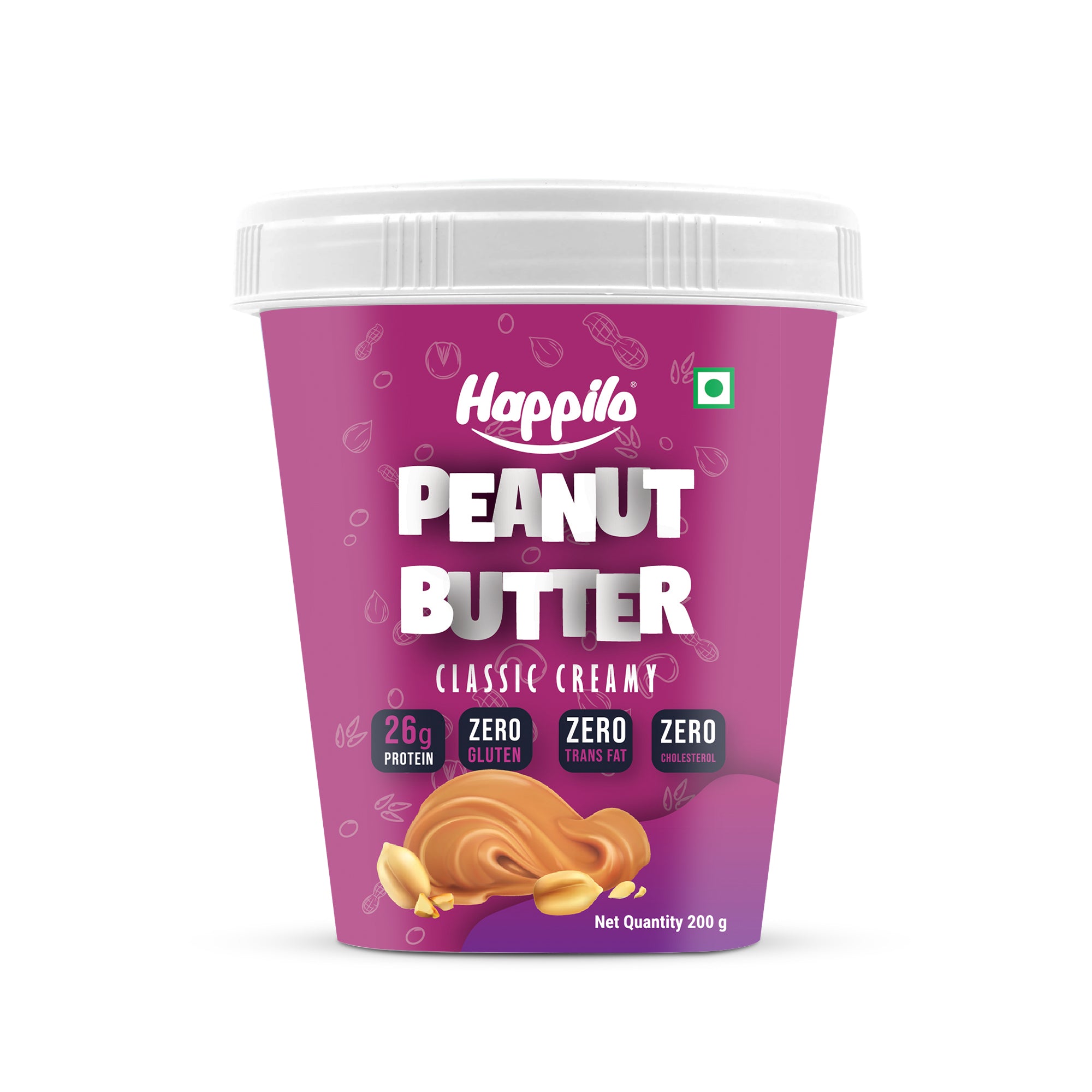 Happilo Peanut Butter Classic Creamy 200g