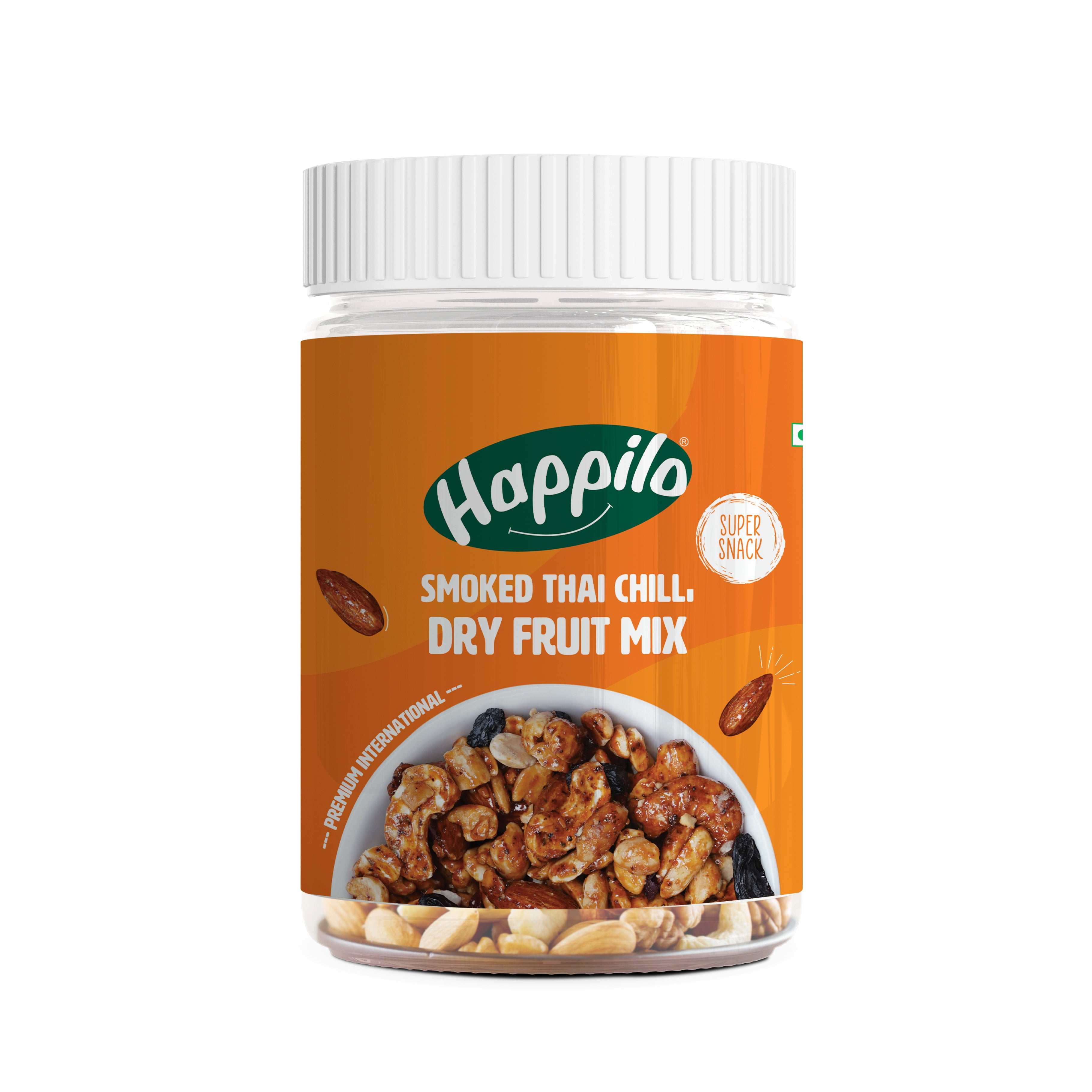 Happilo Premium International Smoked Thai Chilly Dry Fruit Mix 200g