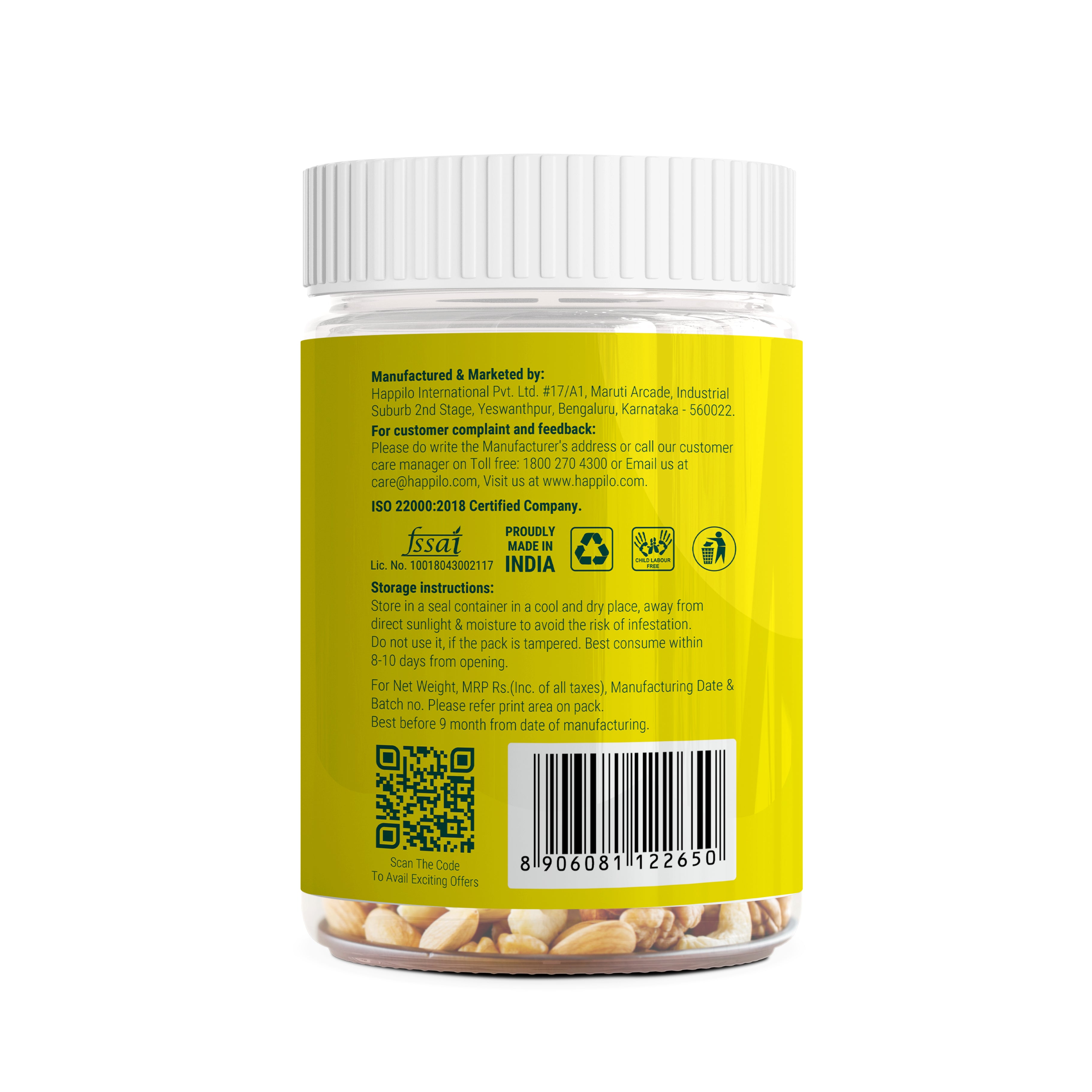 Happilo Premium International Jamaican Party Mix 200g