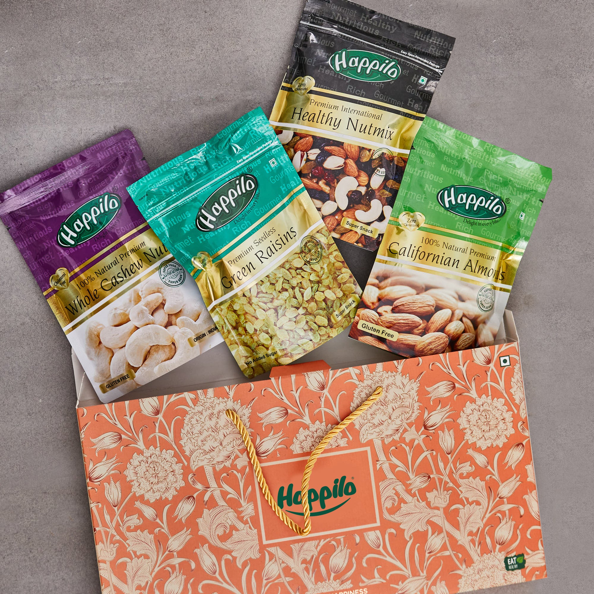 Happilo Dry Fruit Gift Hamper Hibiscus