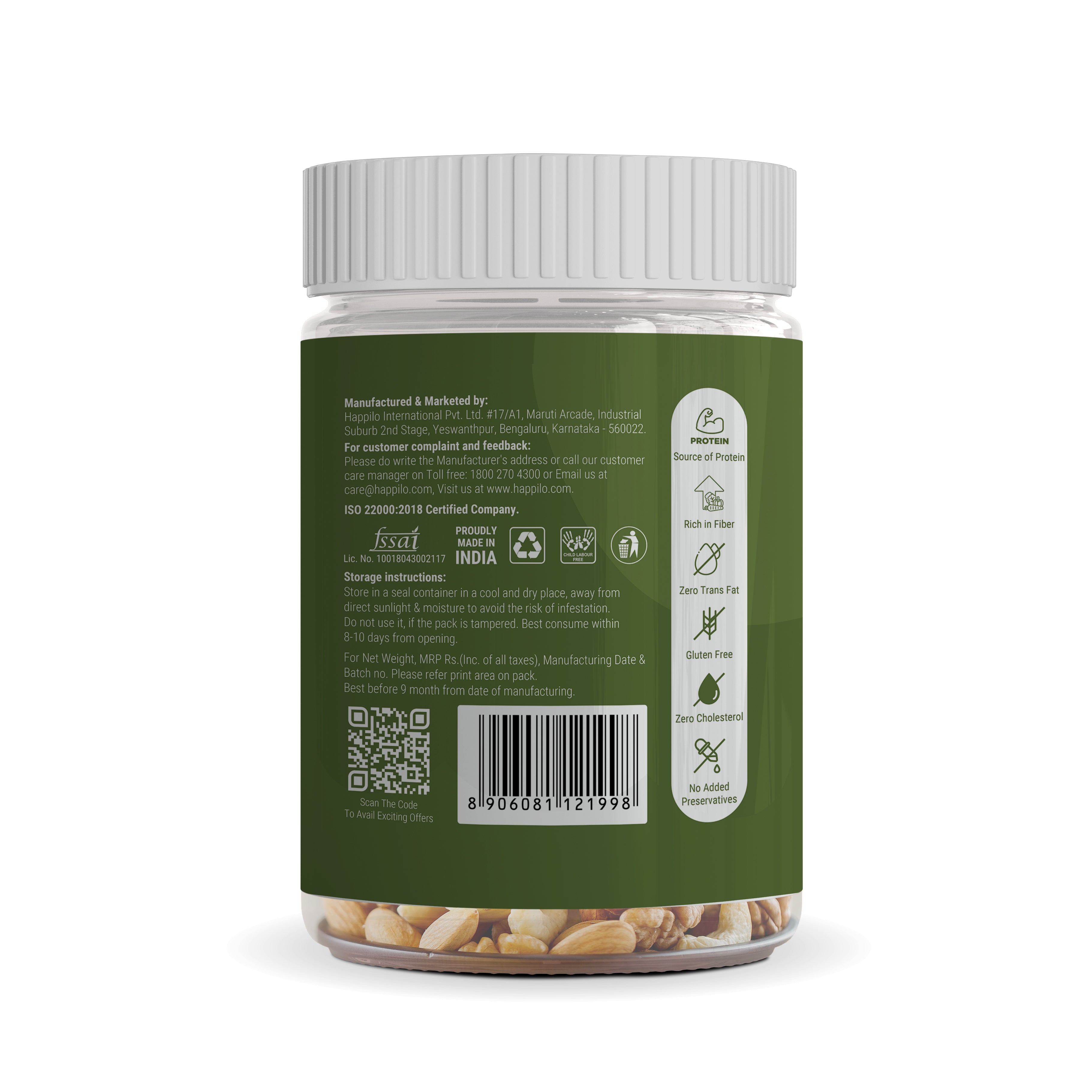 Happilo Premium International Classic Roasted Dry Fruits Medley 200g