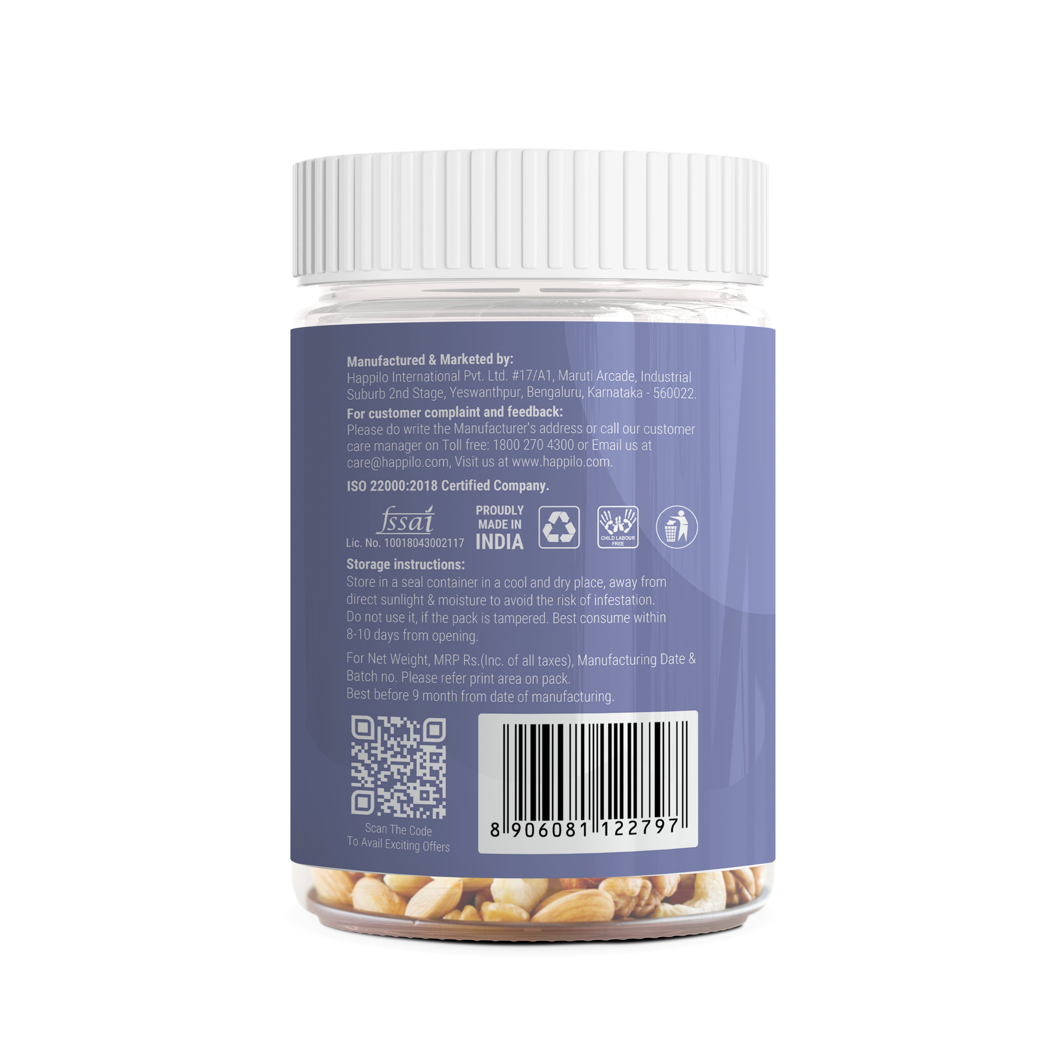 Happilo Premium International Pizza Oregano Party Mix 200g