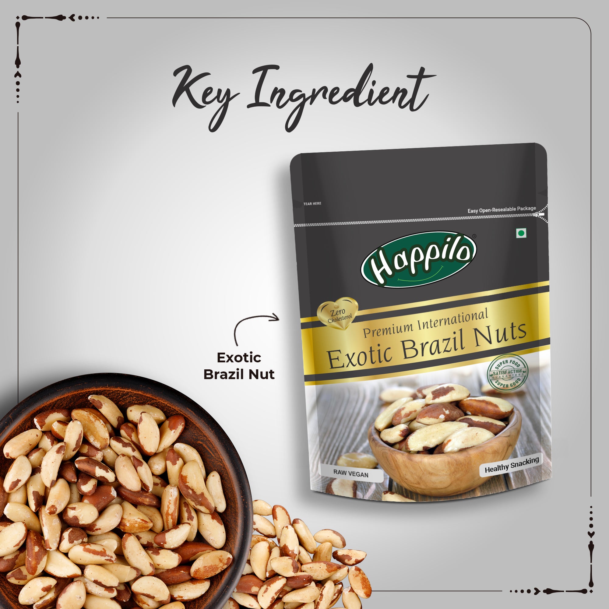 Happilo Premium International Exotic Brazil Nuts | Happilo