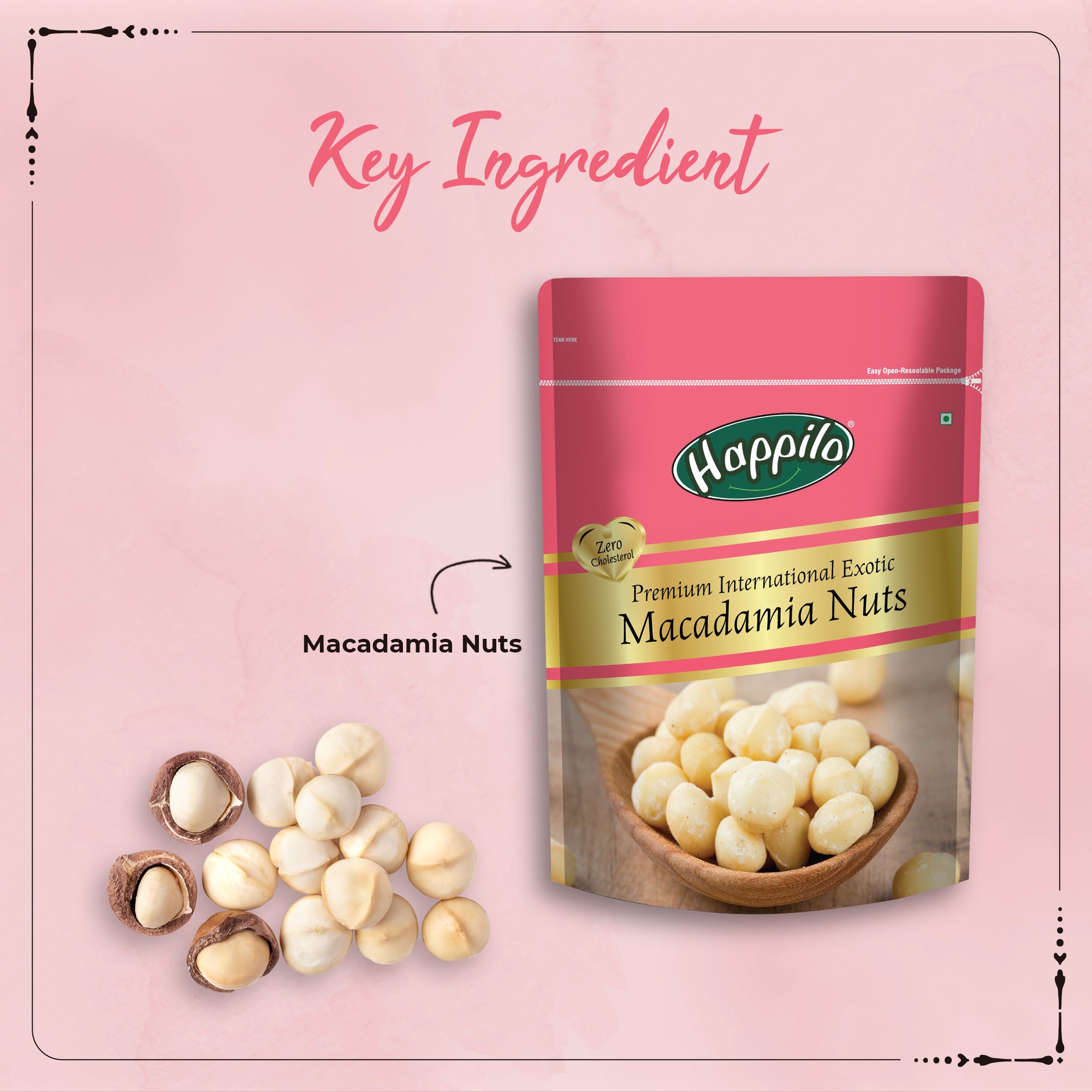 Happilo Natural & Raw Premium Macadamia Nuts