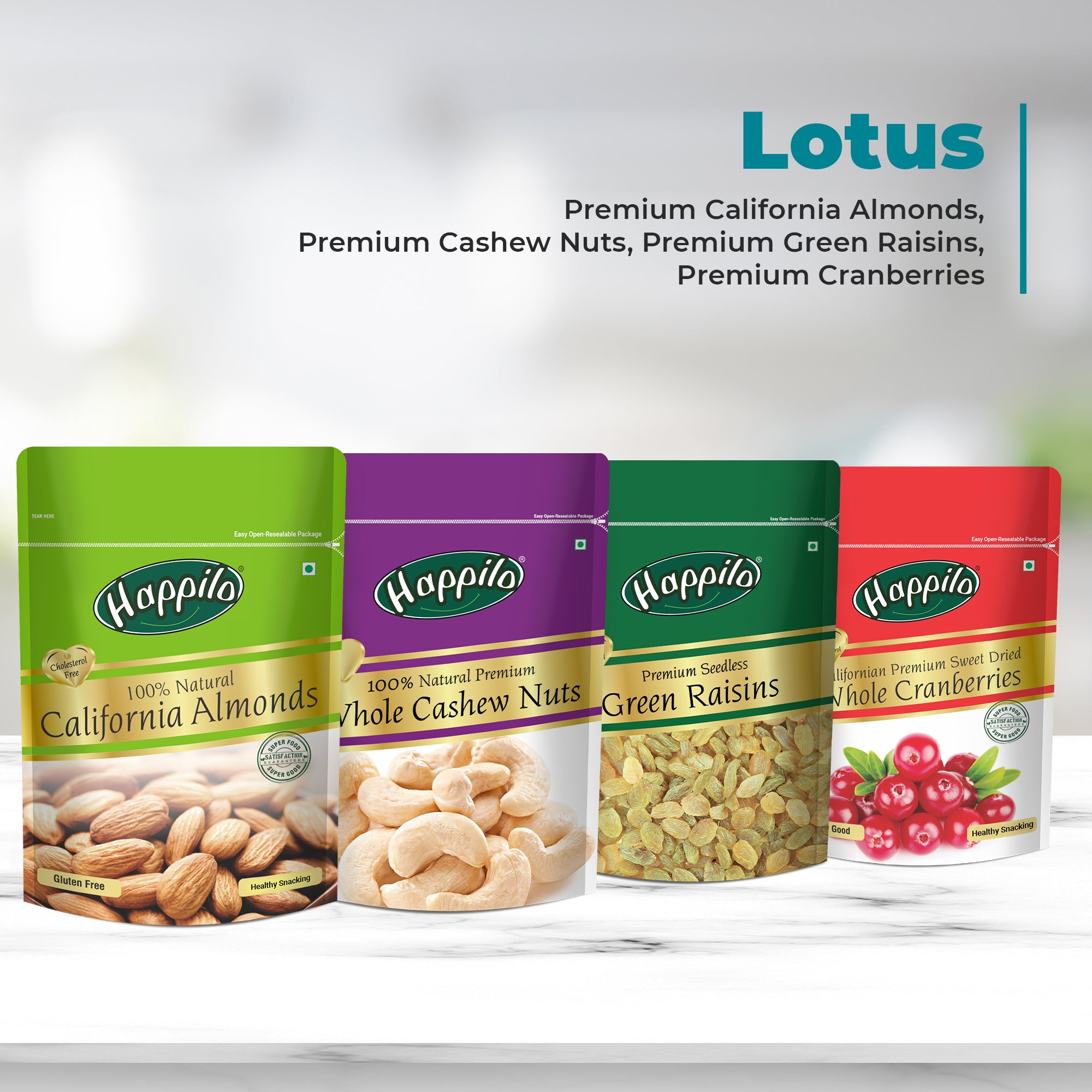 Happilo Dry Fruit Gift Hamper Lotus
