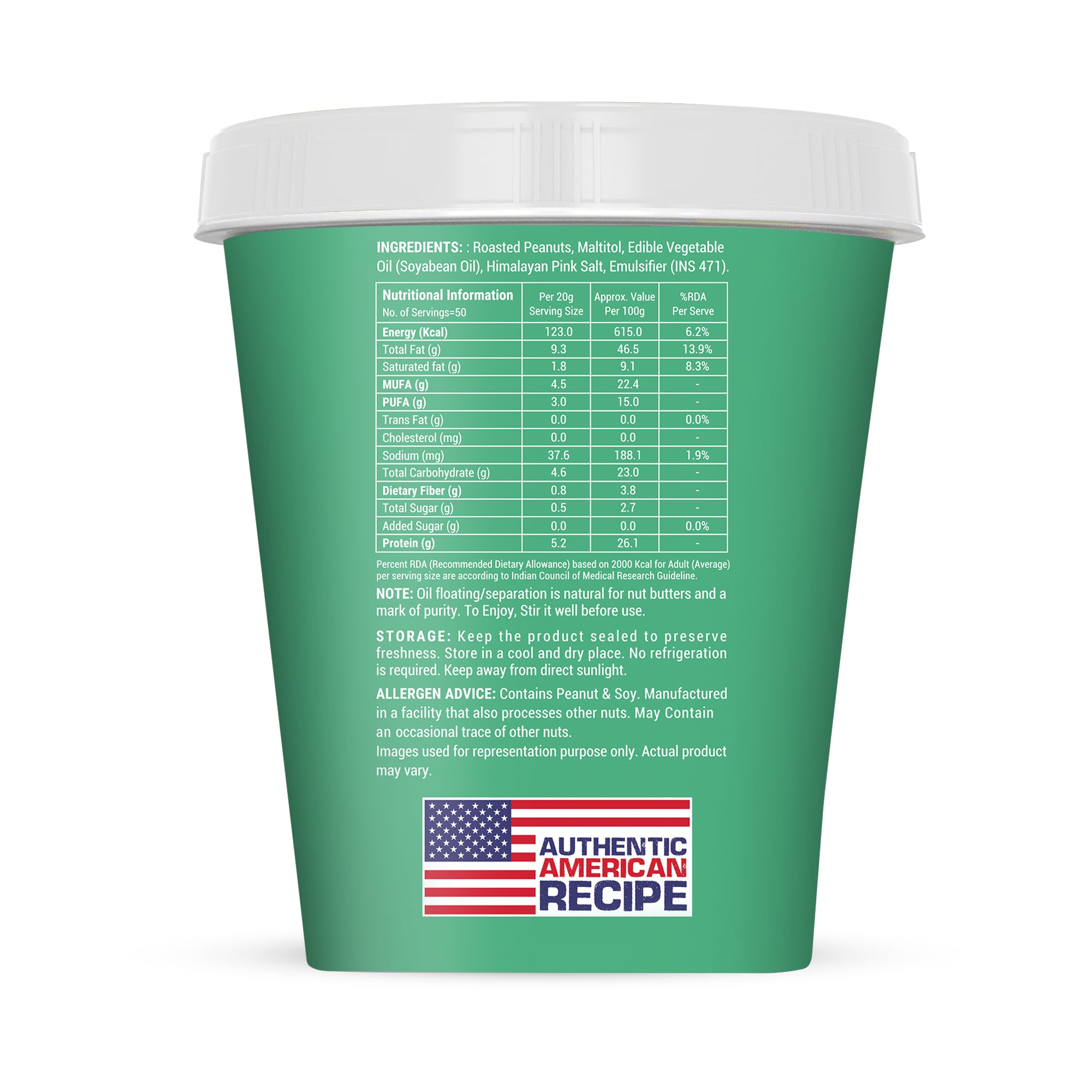 Happilo Classic Peanut Butter Crunchy 1kg