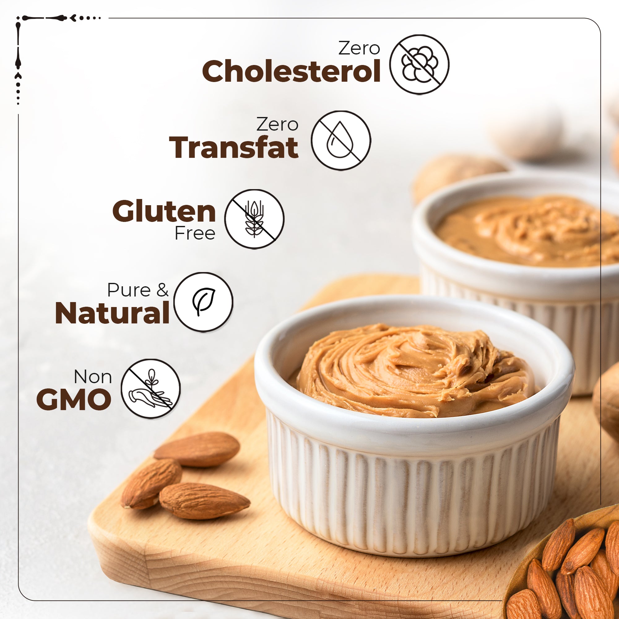Happilo All Natural Californian Almond Butter (Unsweetened, High Protein, Gluten Free, Vegan)