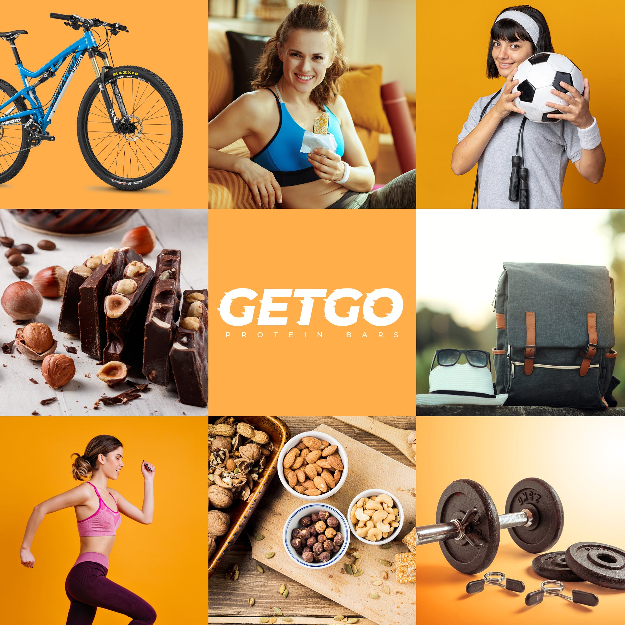 GetGo California Almond Fudge Protein Bar 22g