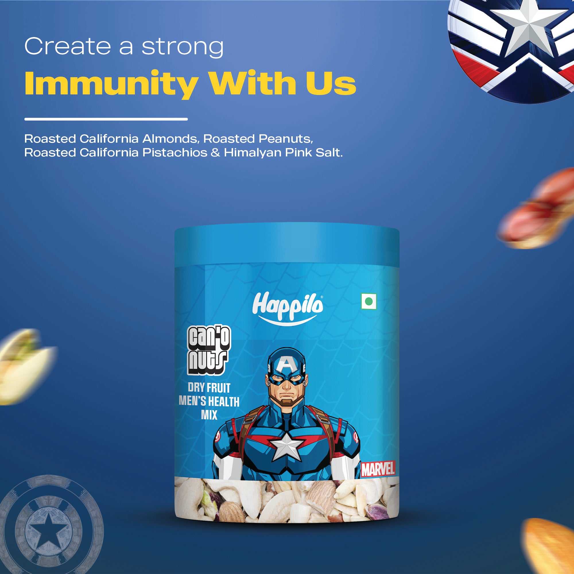 Captain America Edition Men's Health Dry Fruit Mix 300g