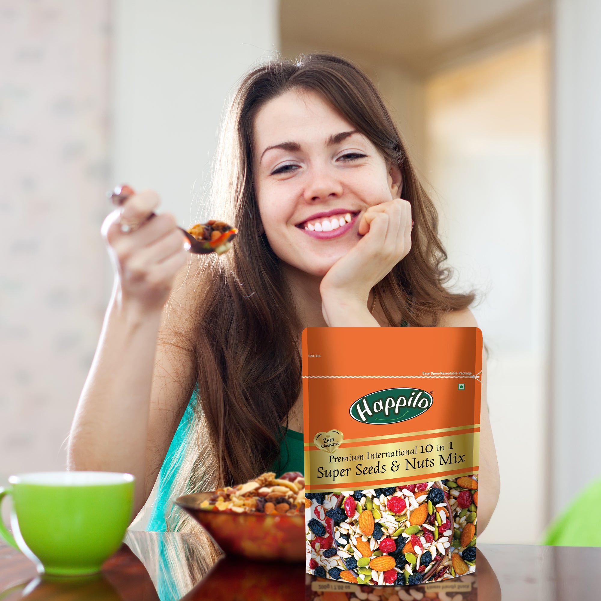 Happilo Healthy 10 in 1 Super Seeds & Nuts Trail Mix