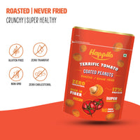 Happilo Peanut Power Combo Snack 150g each Chili Garlic Peanut, Thai Chili Peanut, Terrific Tomato Peanut