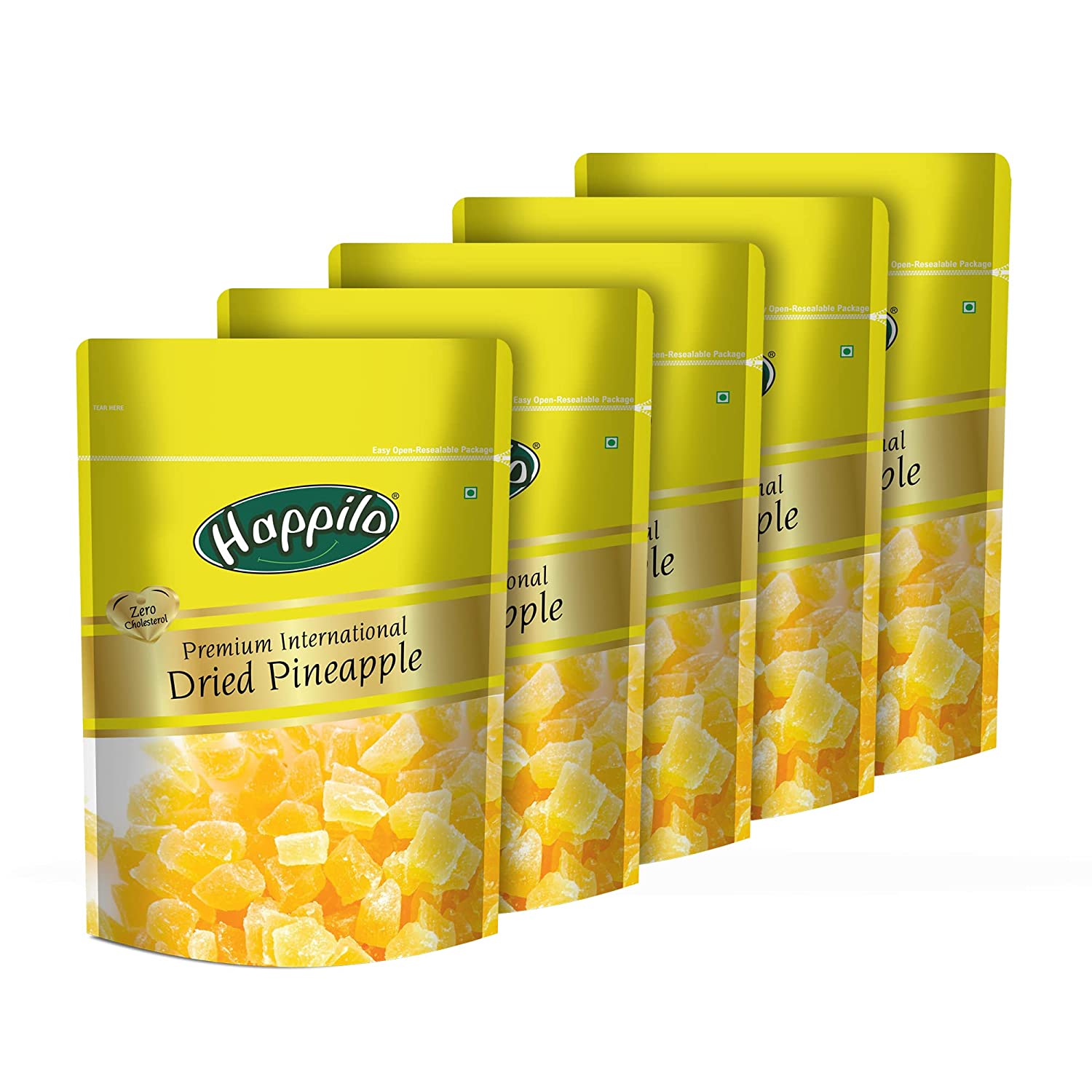 Happilo Premium International Dried Pineapple