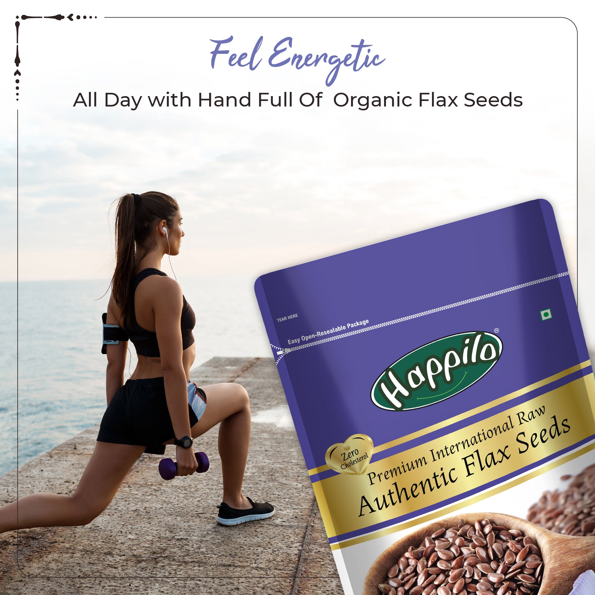 Nutritious Raw Flax Seeds