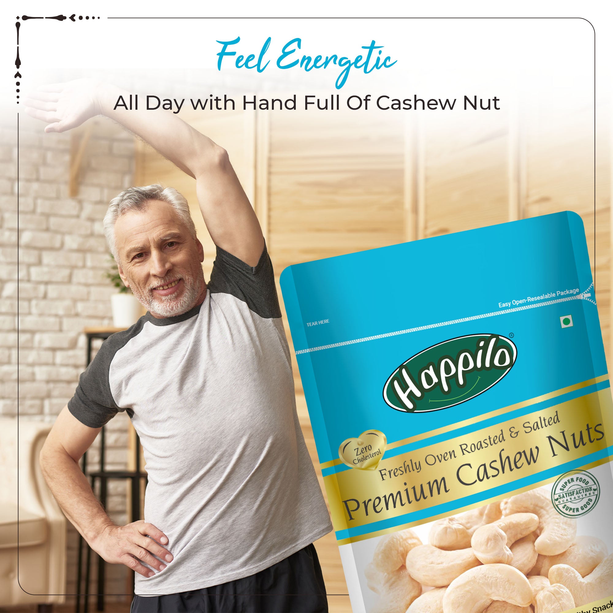 Happilo Roasted & Salted Premium Cashew Nuts
