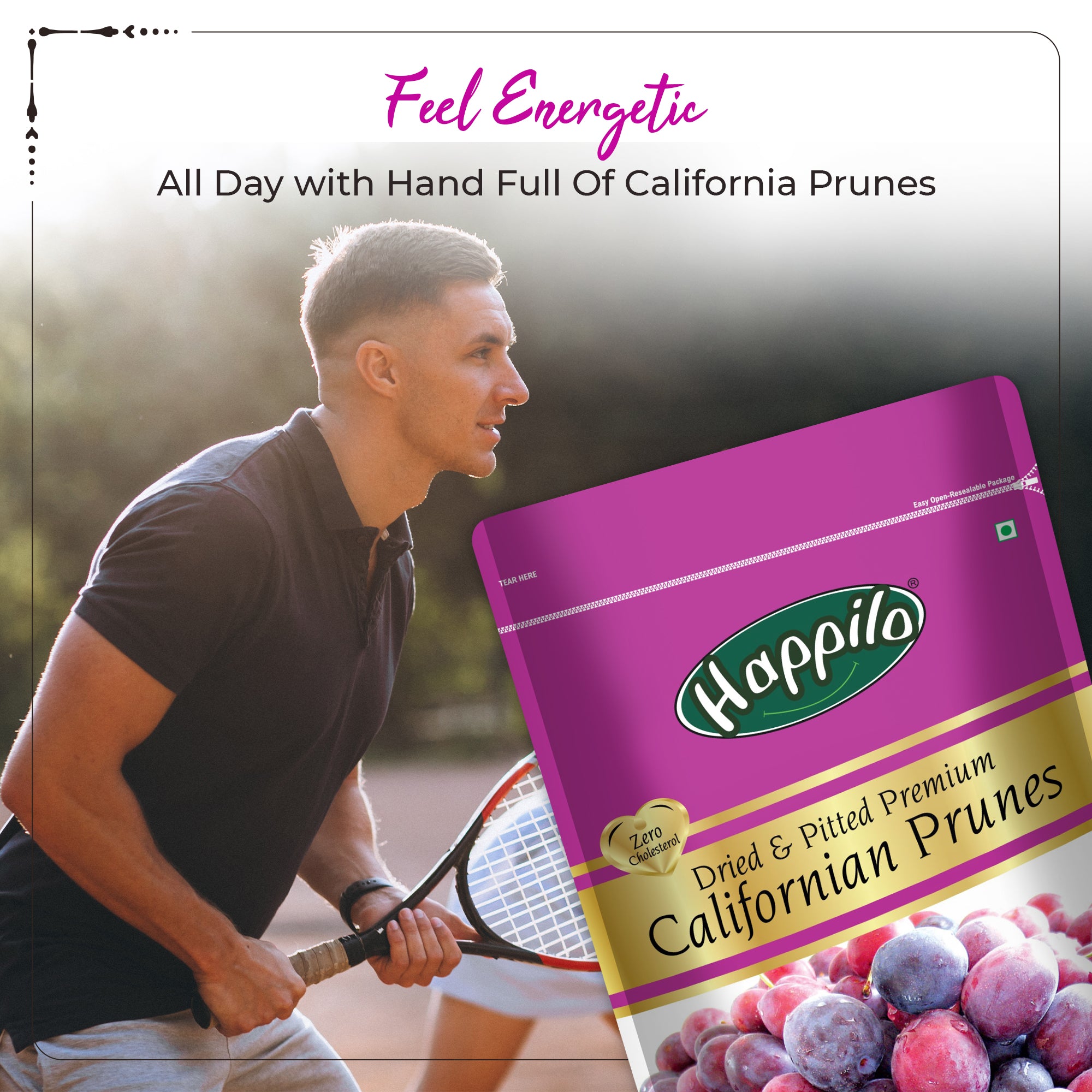 Happilo Premium Dried Californian Pitted Prunes