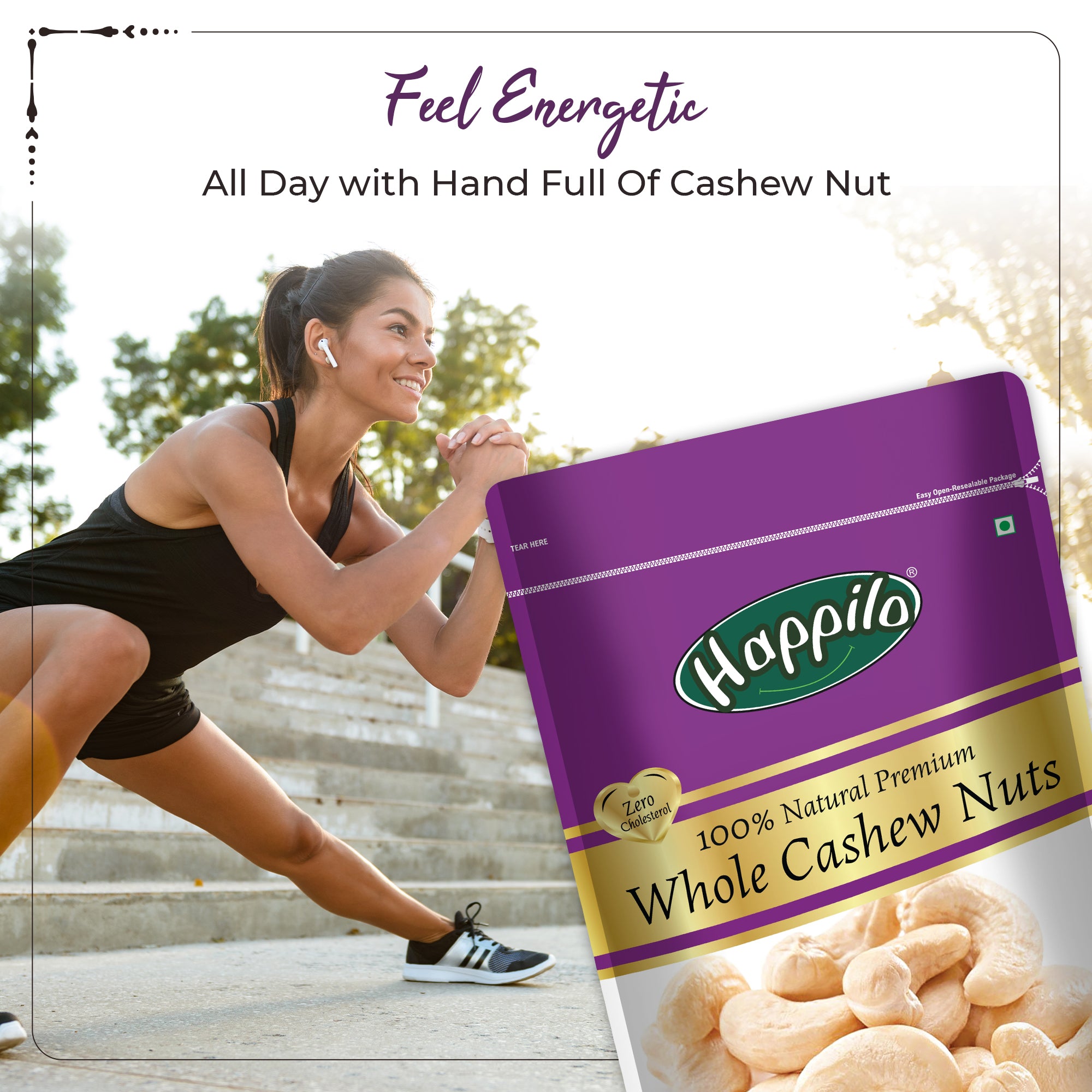 Happilo Premium Whole Cashew Nuts