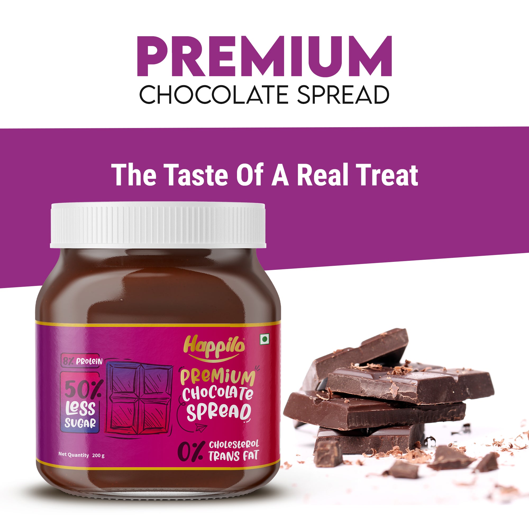 Happilo Premium Chocolate Spread 200g