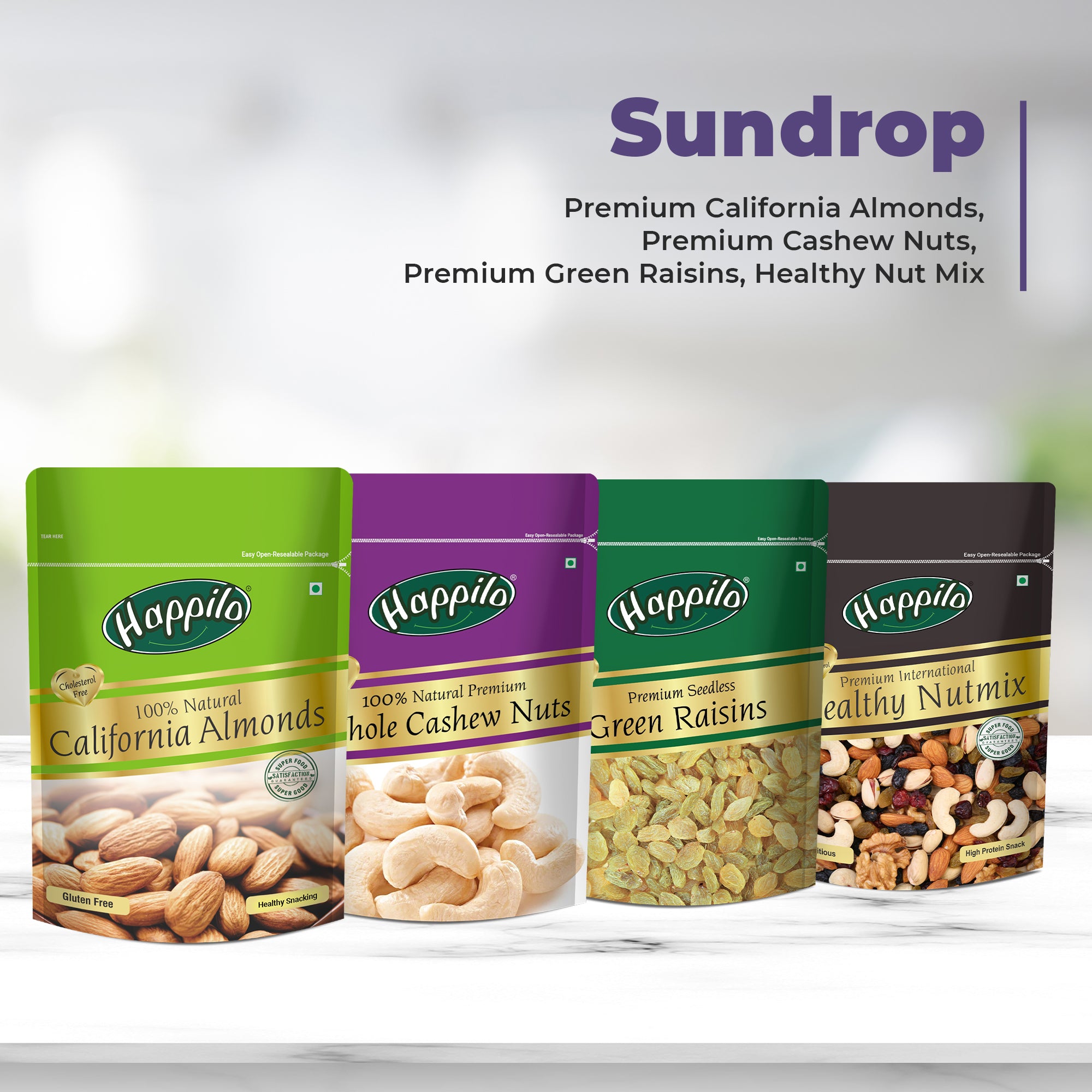 Happilo | Dry Fruit Gift Hamper | Snowdrop