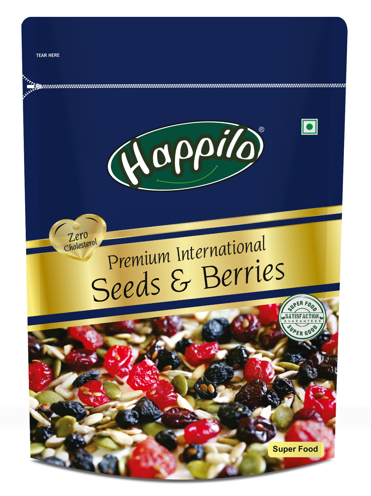 Happilo Sweet & Crunchy Premium Seeds & Berries Mix
