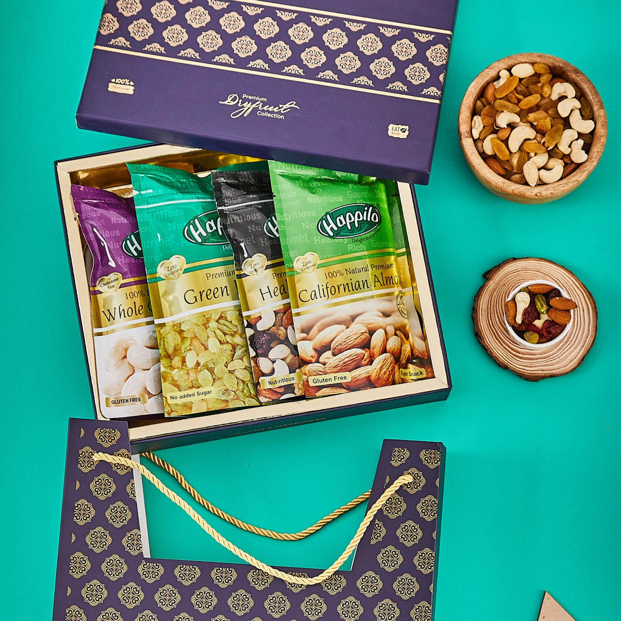 Happilo | Dry Fruit Gift Hamper | Snowdrop