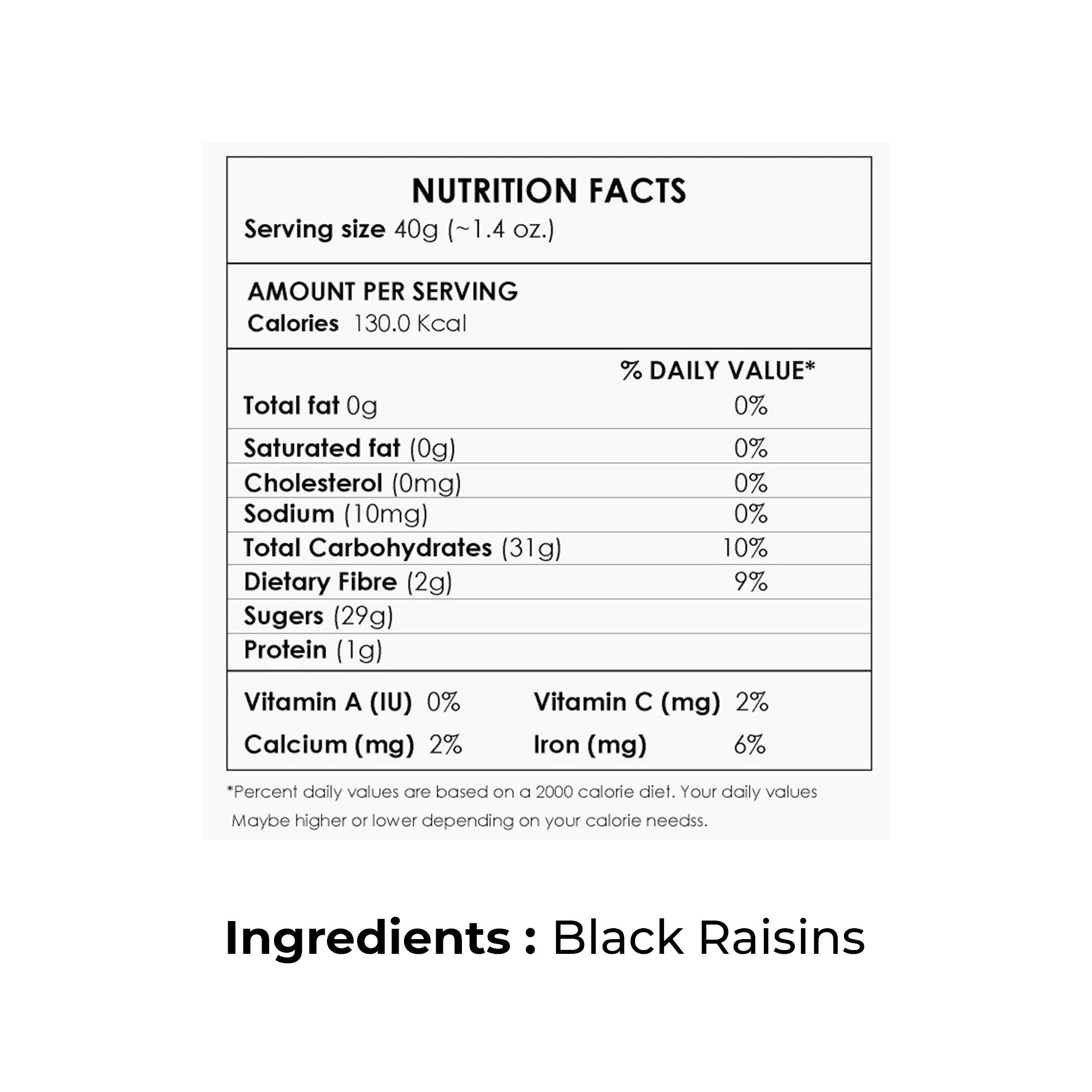 Happilo Premium Nuts & Dry Fruit Combo 679g (Black Raisins 225g, Omani Dates 454g)