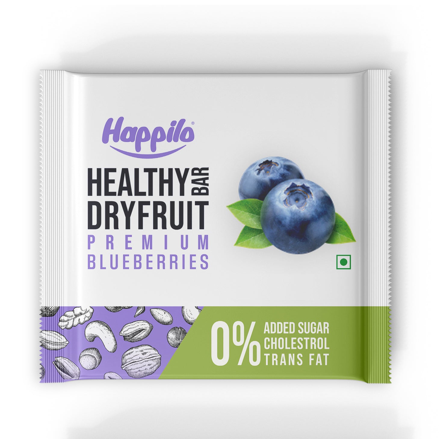 Blueberries Mini Dry Fruit Bar Gift Box (12x15g)