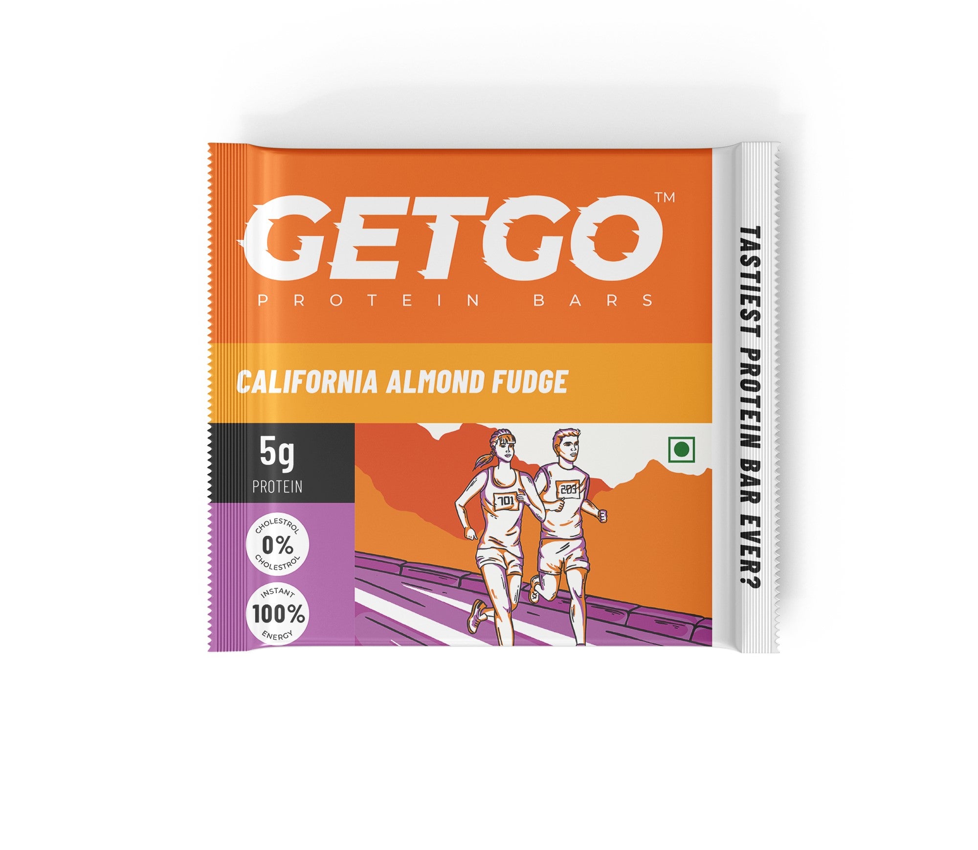 GetGo California Almond Fudge Protein Bar 22g
