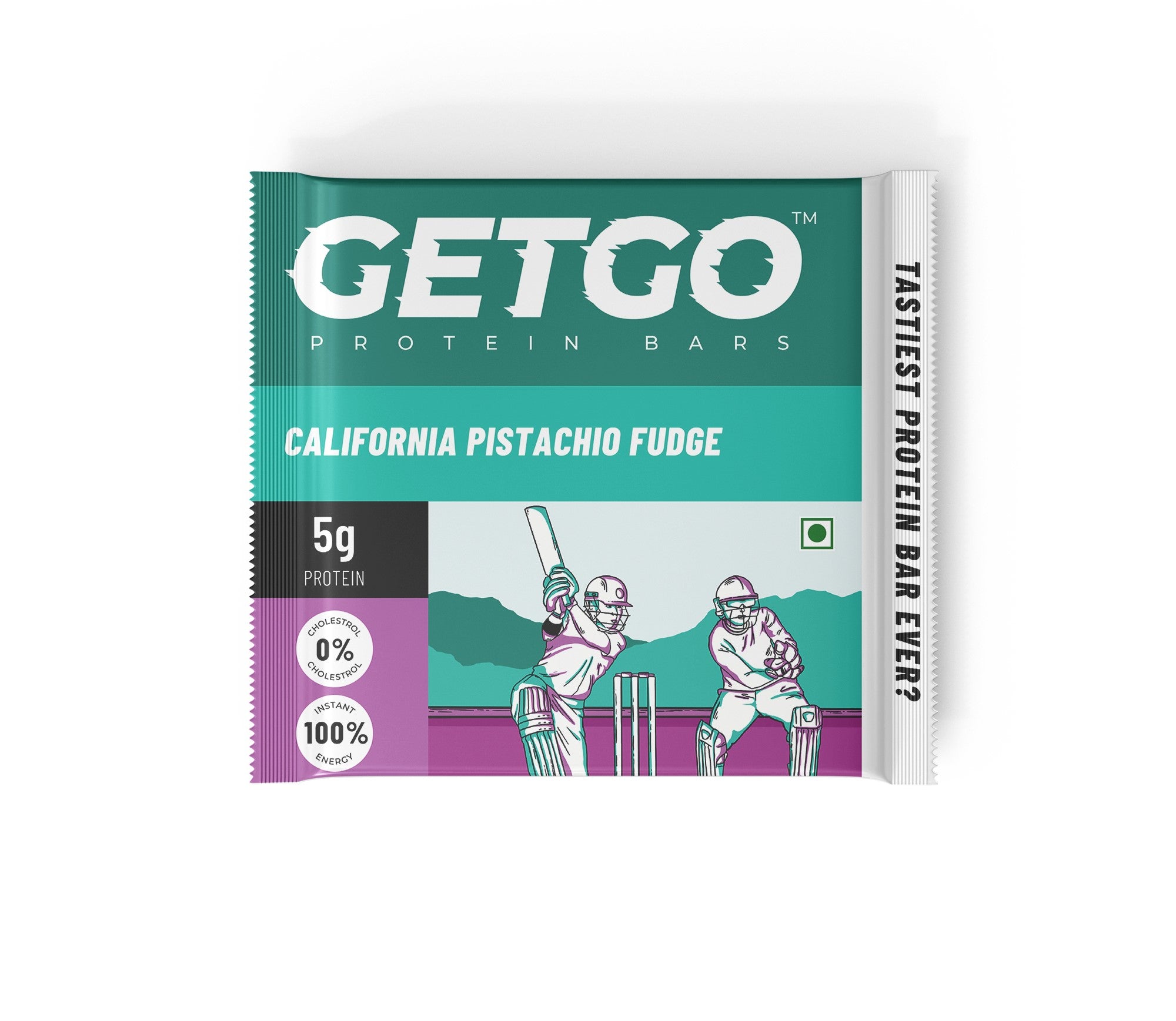GetGo California Pistachio Fudge Protein Bar 22g