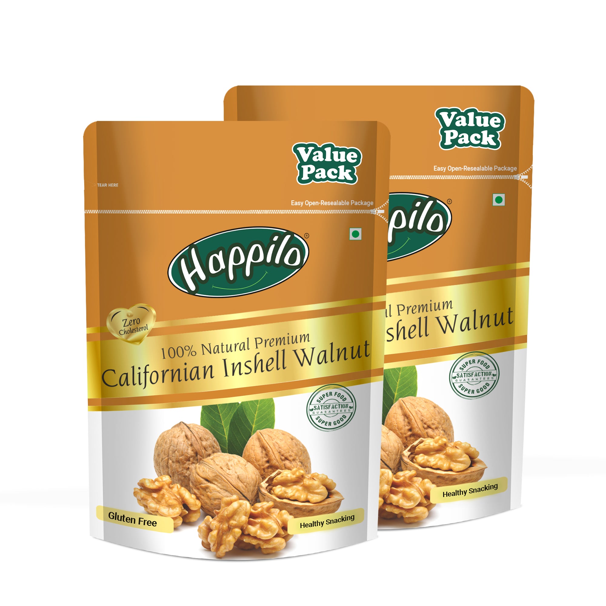 Happilo Premium Whole California Inshell Walnuts