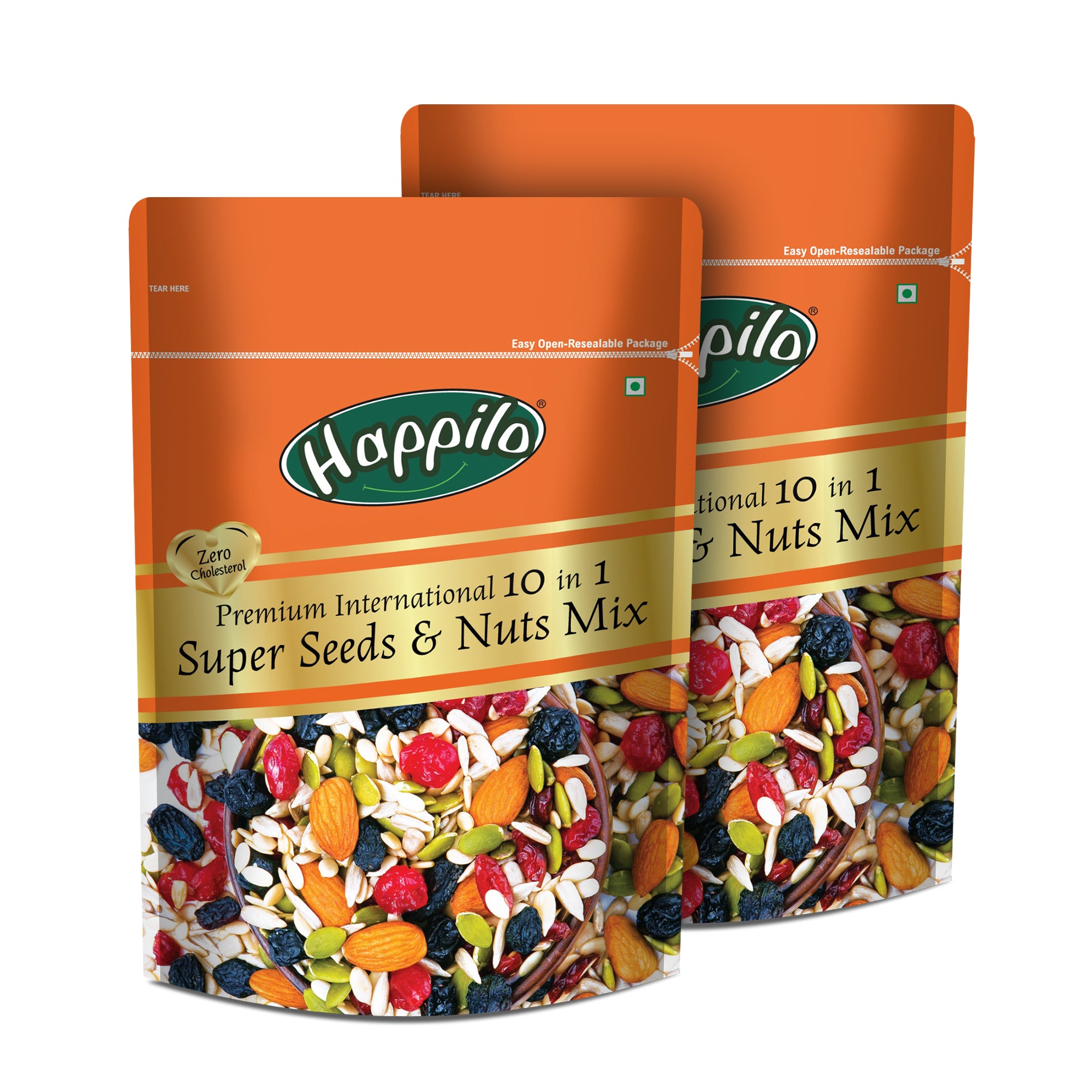 Happilo Healthy 10 in 1 Super Seeds & Nuts Trail Mix