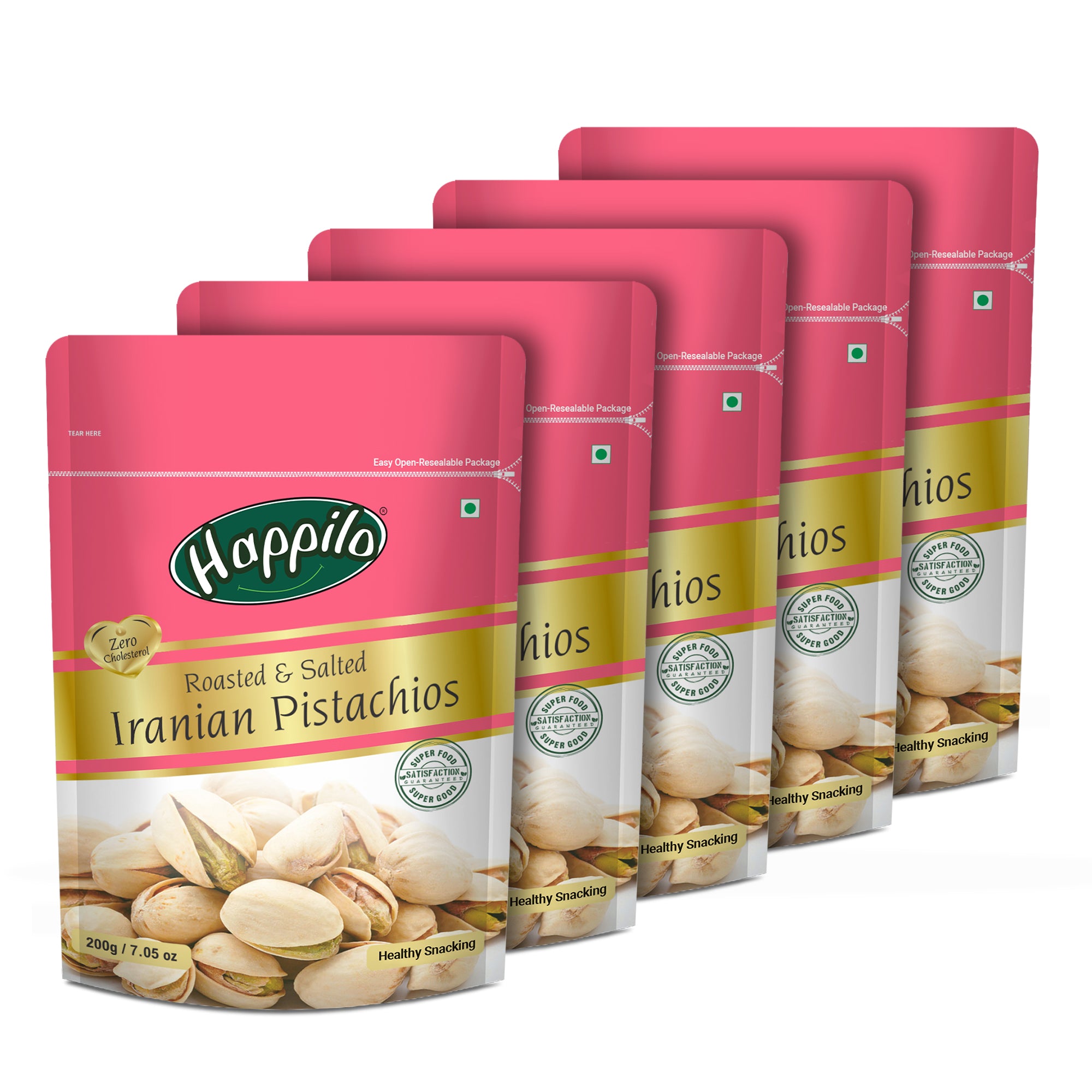 Happilo Premium Roasted & Salted Iranian Pistachios